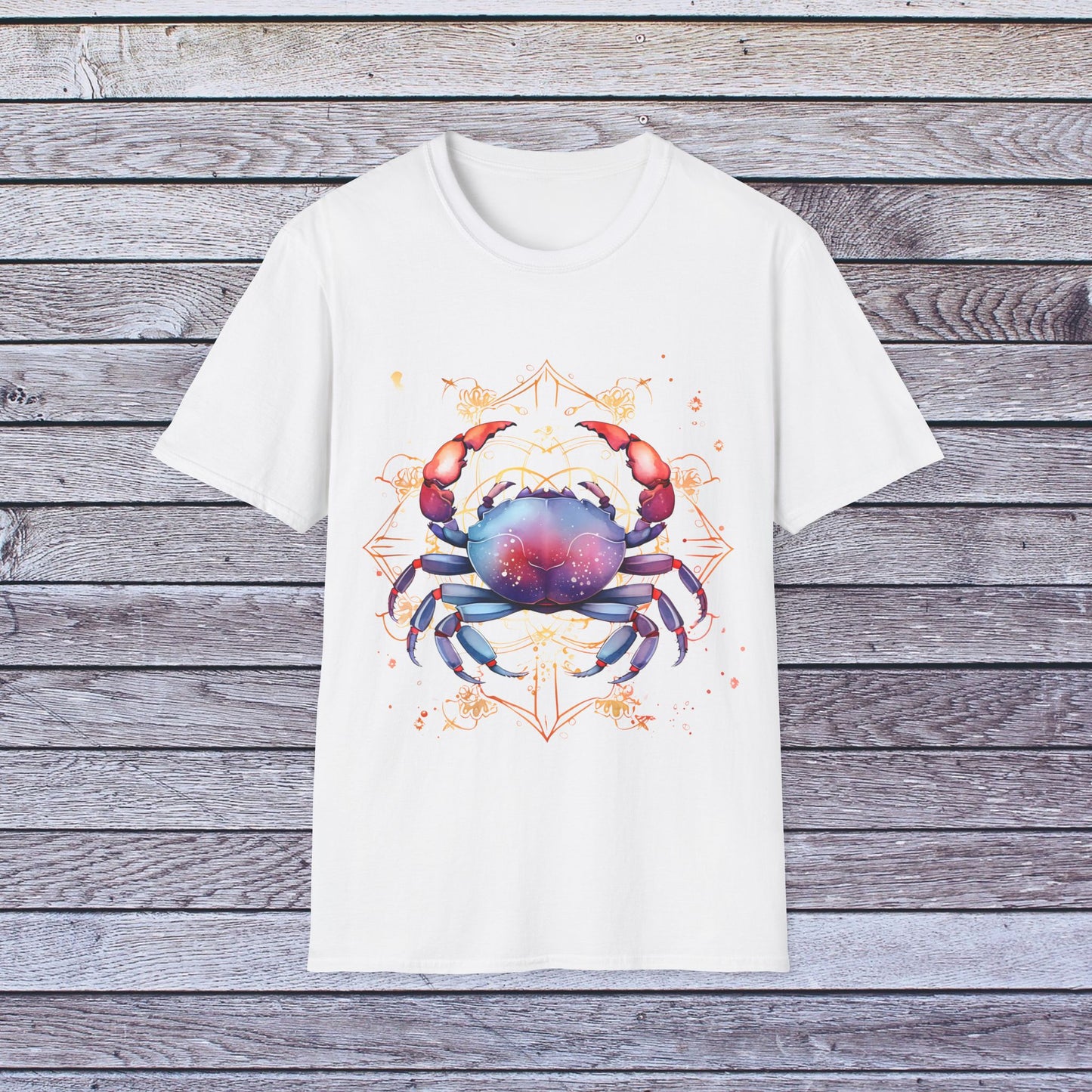Cancer Zodiac Sign Unisex Softstyle T-Shirt