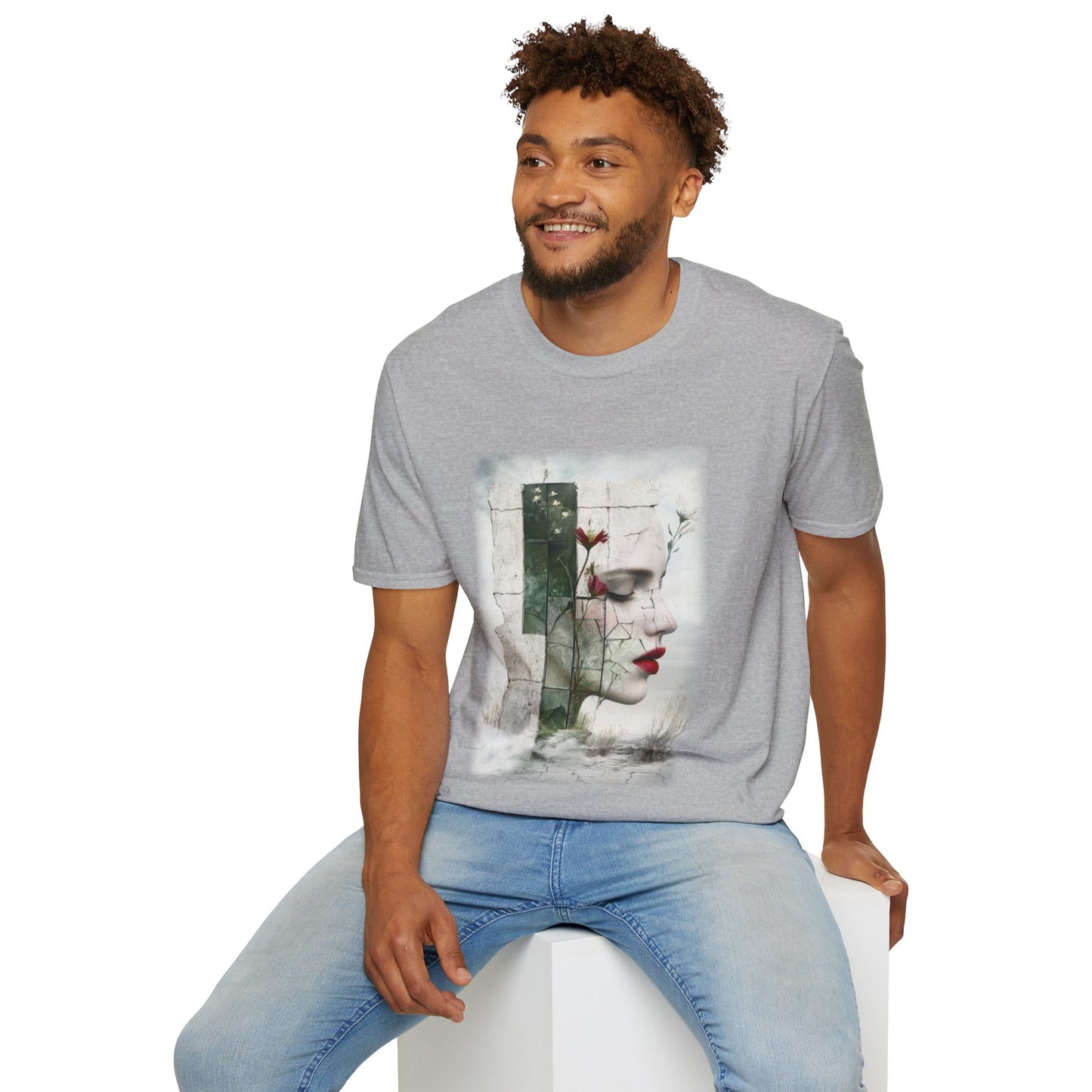 Surreal Shattered Dreams Design 1 Unisex Softstyle T-Shirt