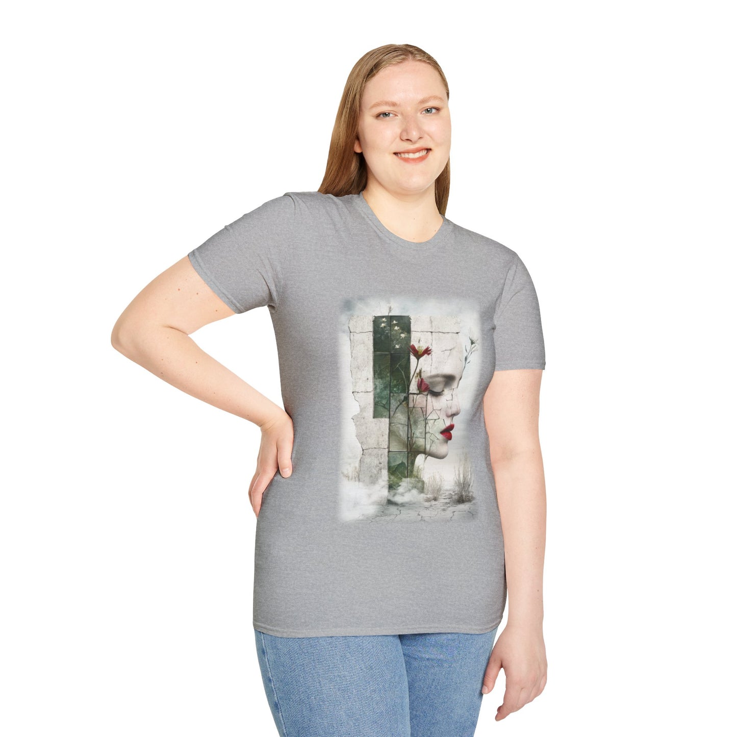 Surreal Shattered Dreams Design 1 Unisex Softstyle T-Shirt
