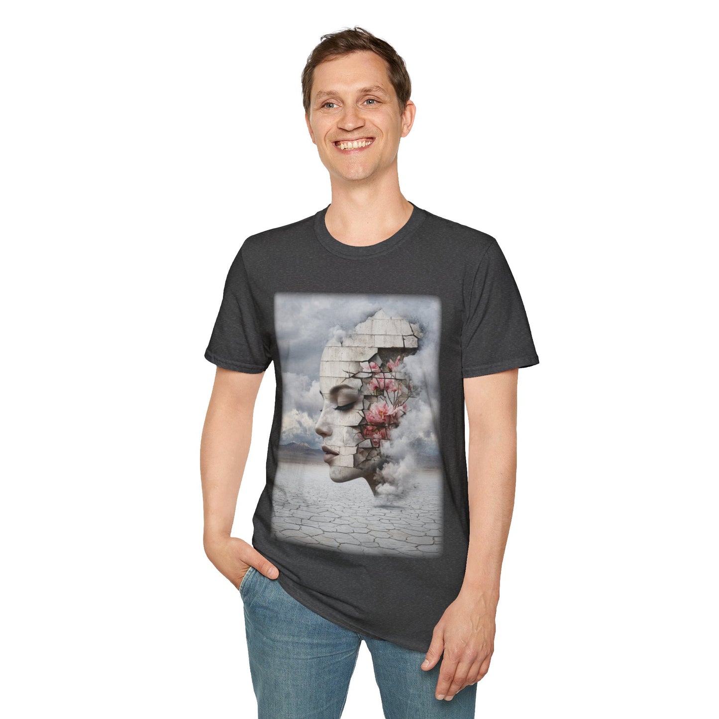 Surreal Shattered Dreams Design 4 Unisex Softstyle T-Shirt