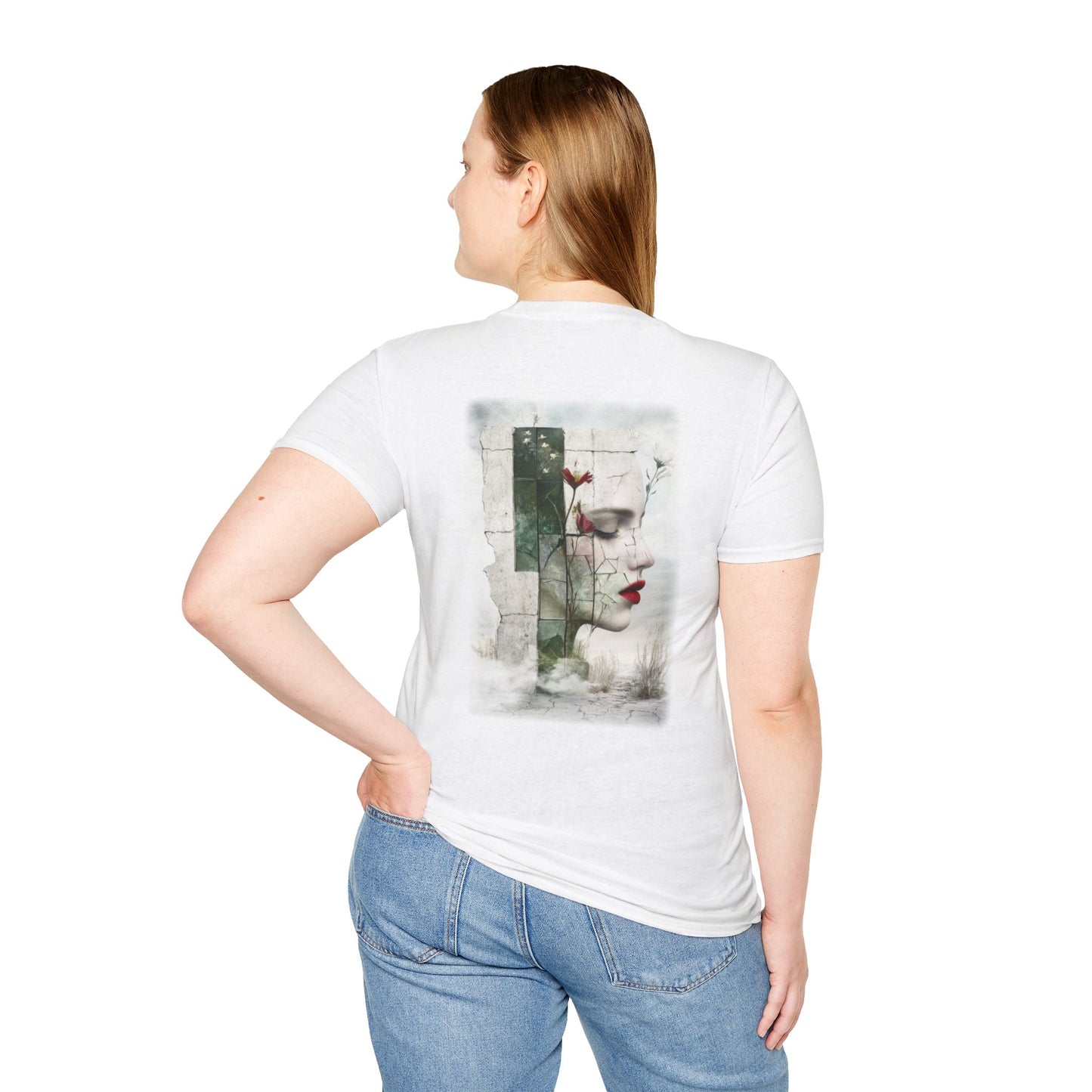 Surreal Shattered Dreams Design 1 Unisex Softstyle T-Shirt