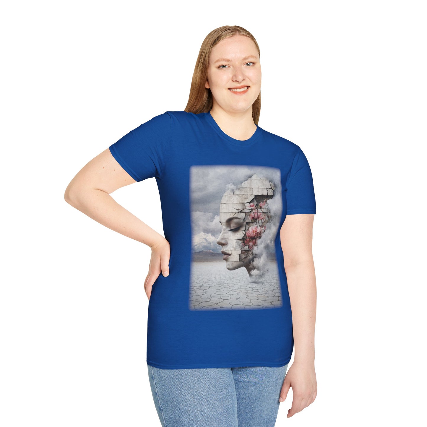 Surreal Shattered Dreams Design 4 Unisex Softstyle T-Shirt