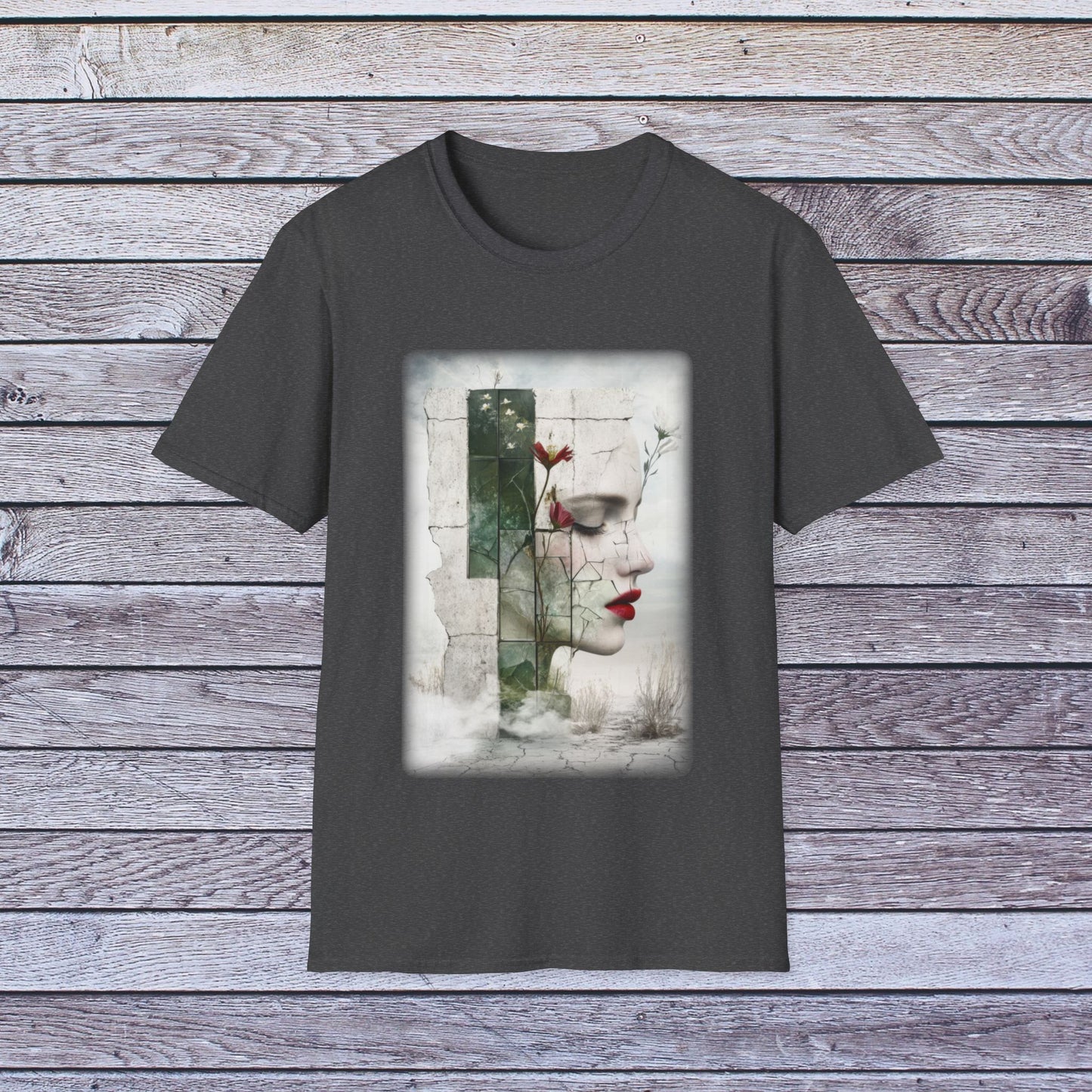 Surreal Shattered Dreams Design 1 Unisex Softstyle T-Shirt
