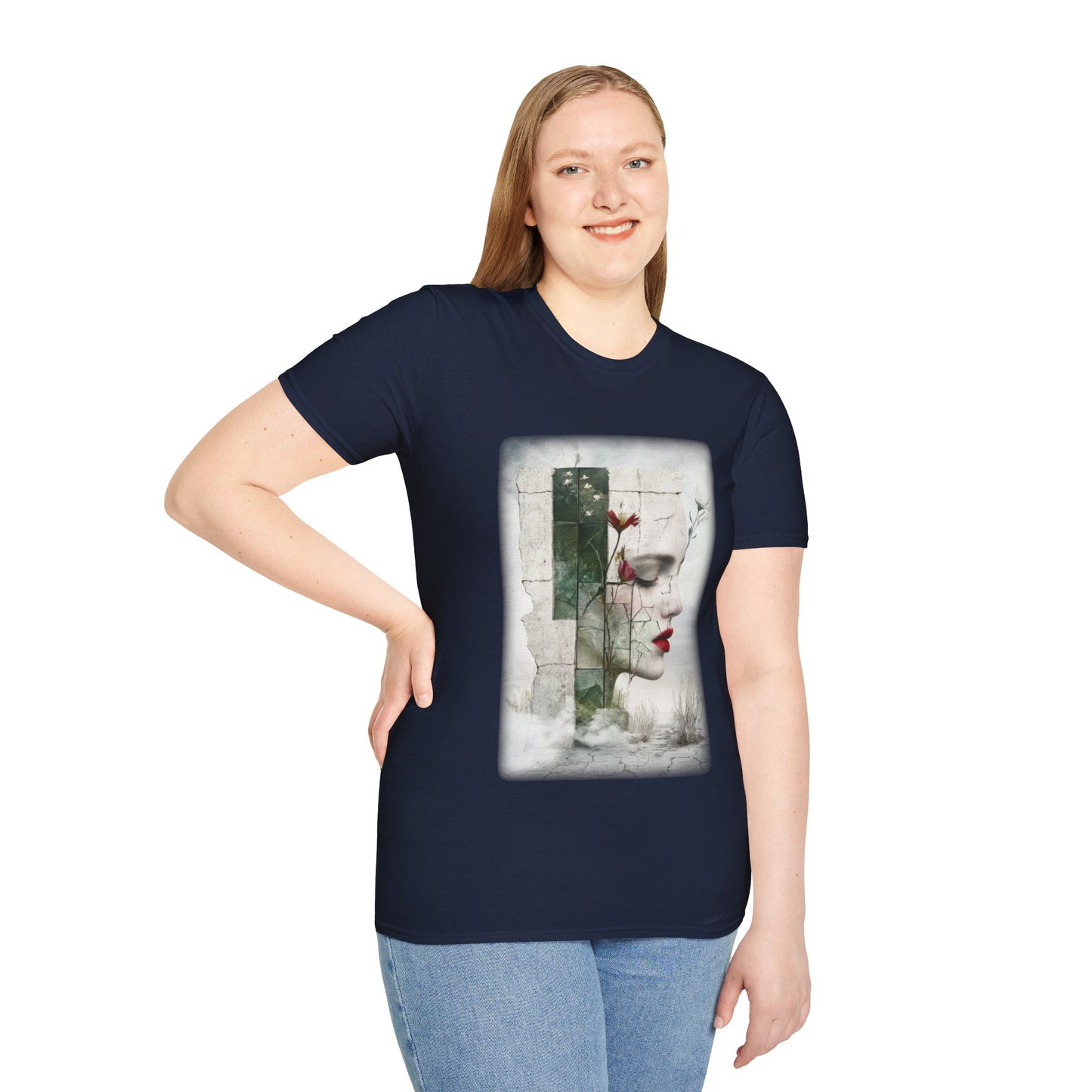Surreal Shattered Dreams Design 1 Unisex Softstyle T-Shirt