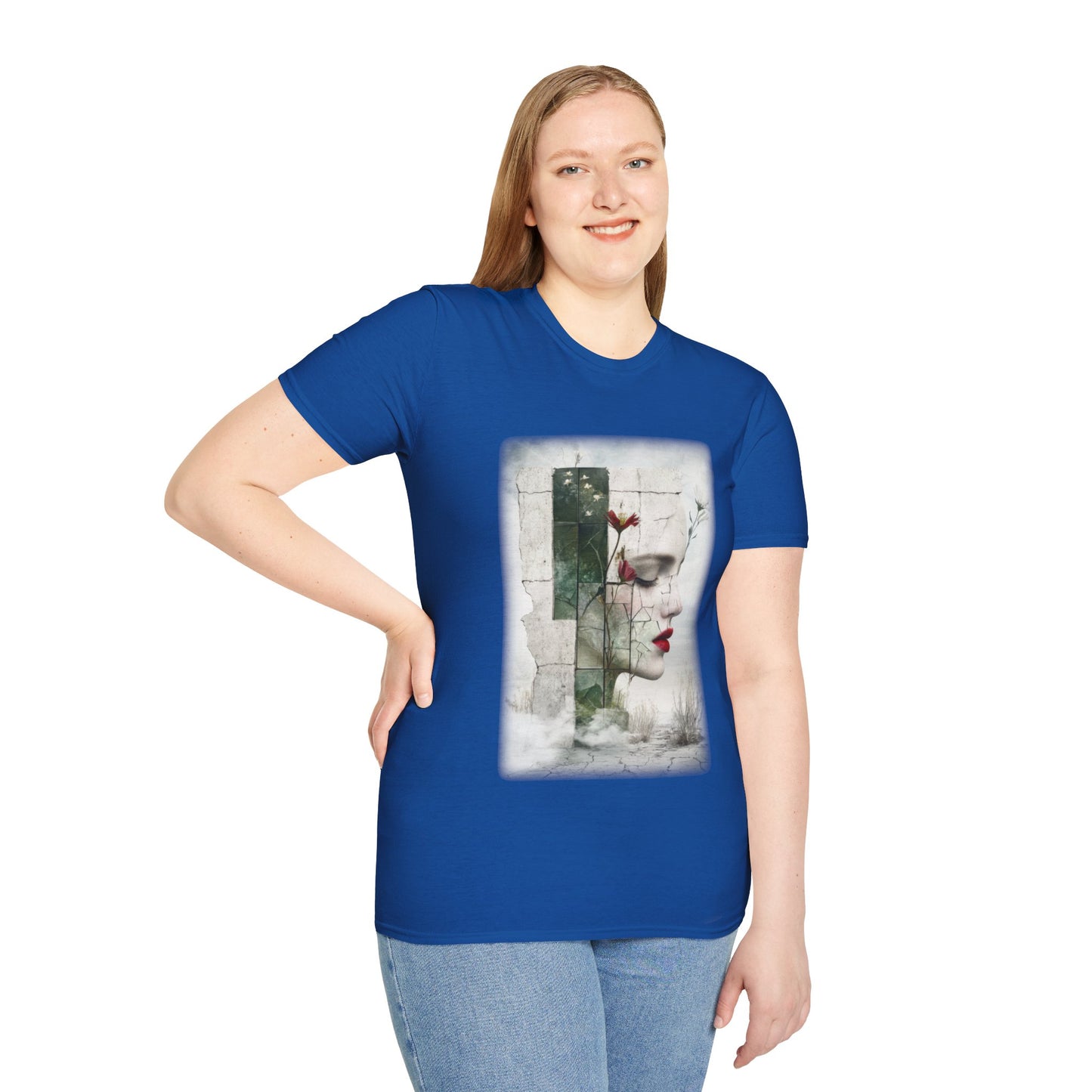 Surreal Shattered Dreams Design 1 Unisex Softstyle T-Shirt