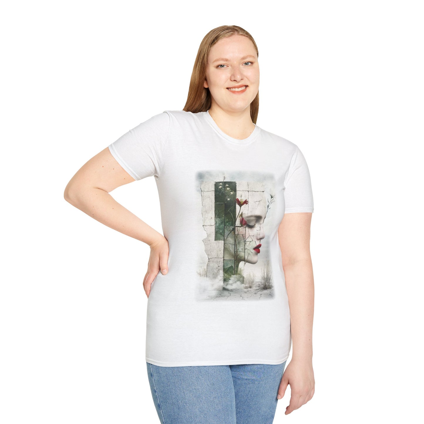 Surreal Shattered Dreams Design 1 Unisex Softstyle T-Shirt