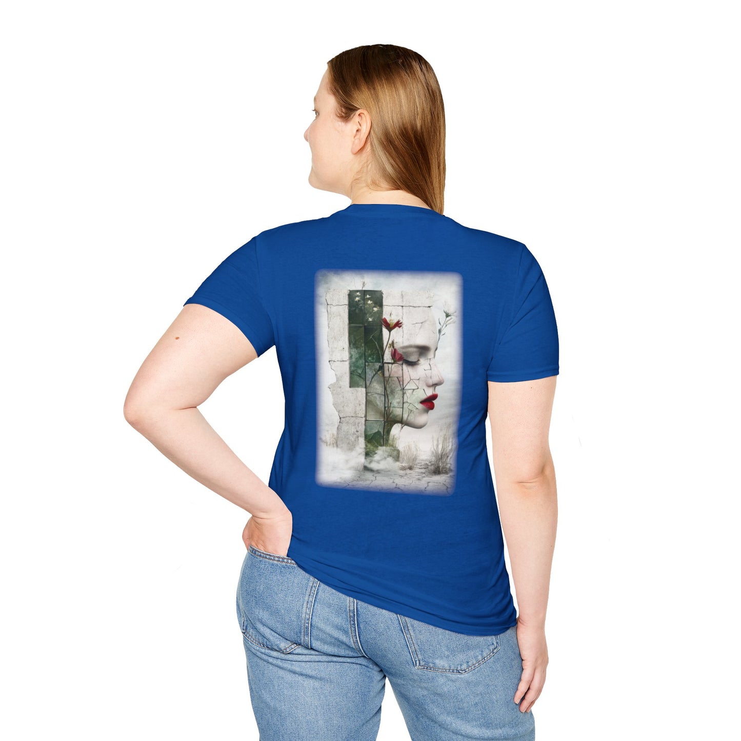 Surreal Shattered Dreams Design 1 Unisex Softstyle T-Shirt