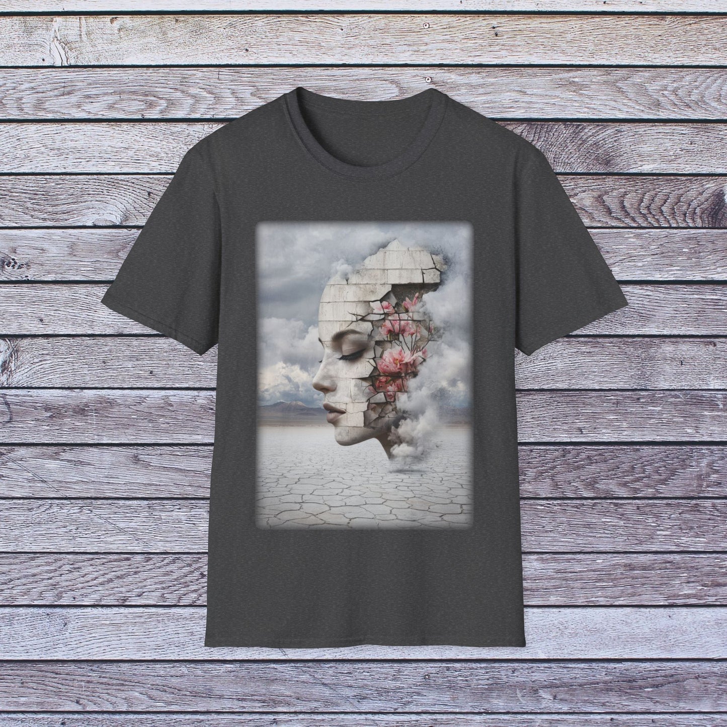 Surreal Shattered Dreams Design 4 Unisex Softstyle T-Shirt