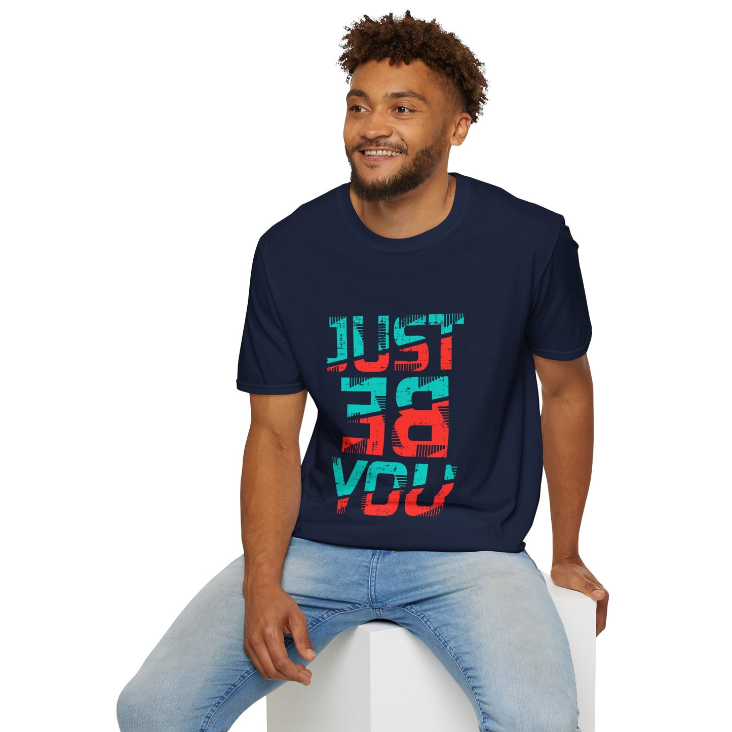 Just Be You Typography Unisex Softstyle T-Shirt