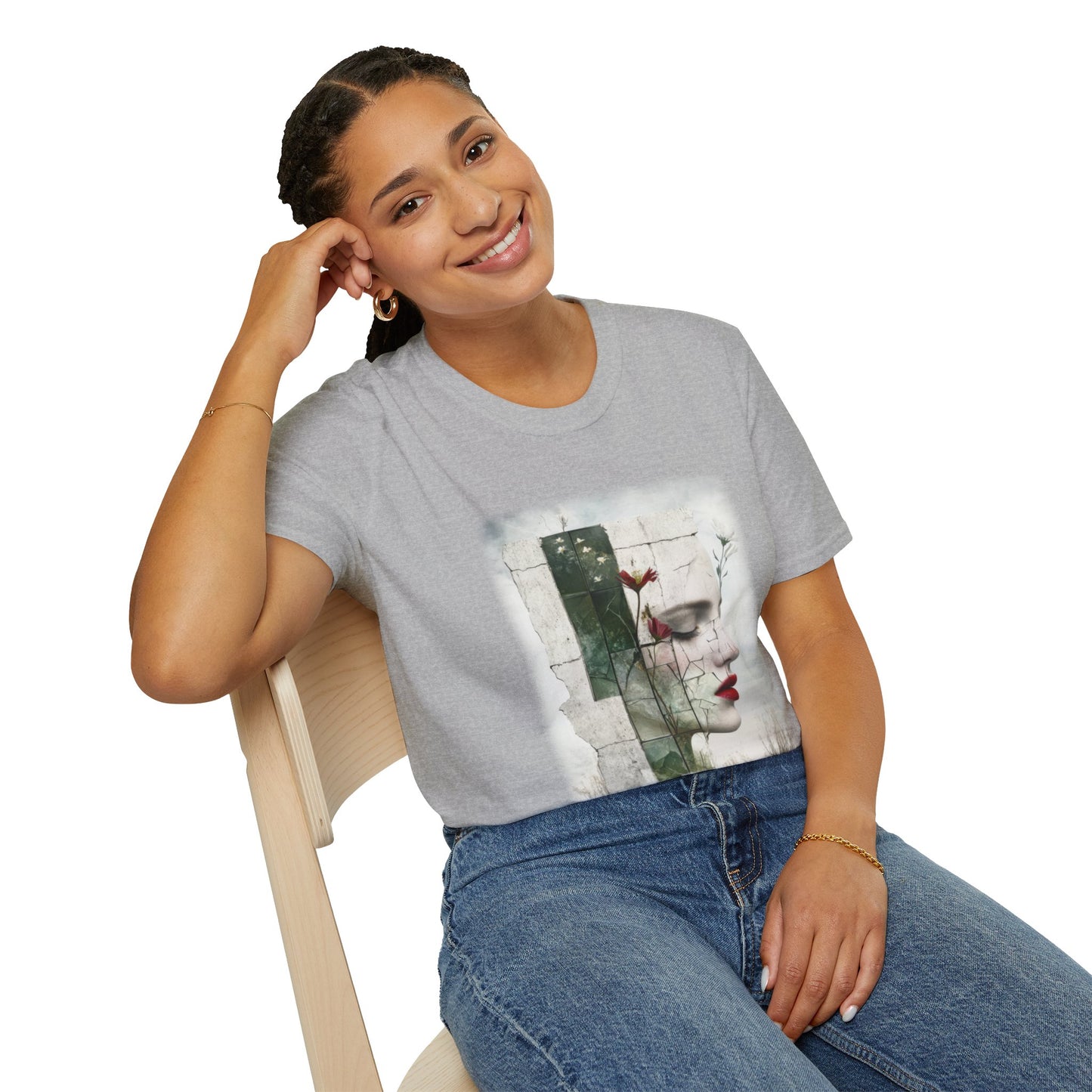Surreal Shattered Dreams Design 1 Unisex Softstyle T-Shirt