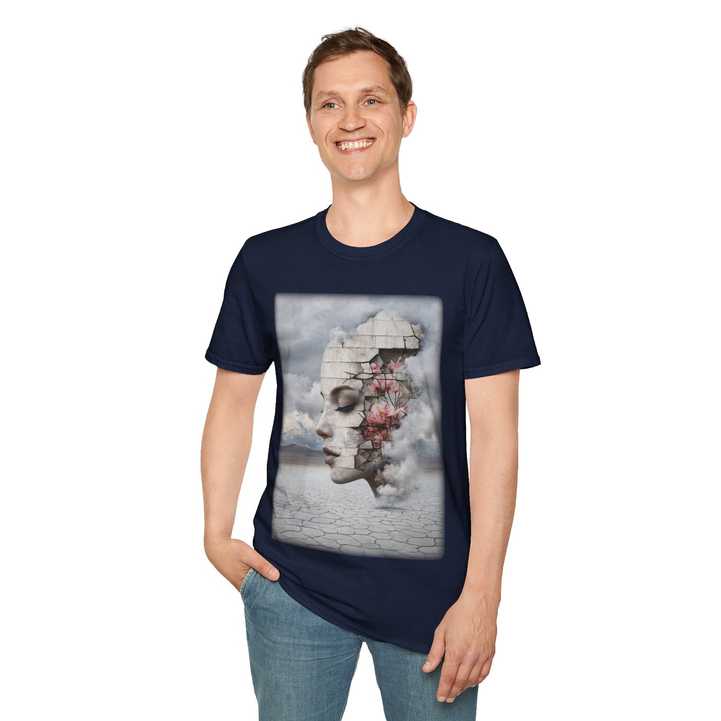 Surreal Shattered Dreams Design 4 Unisex Softstyle T-Shirt