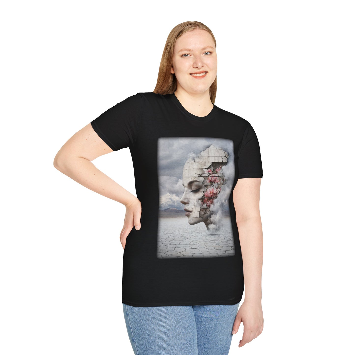 Surreal Shattered Dreams Design 4 Unisex Softstyle T-Shirt