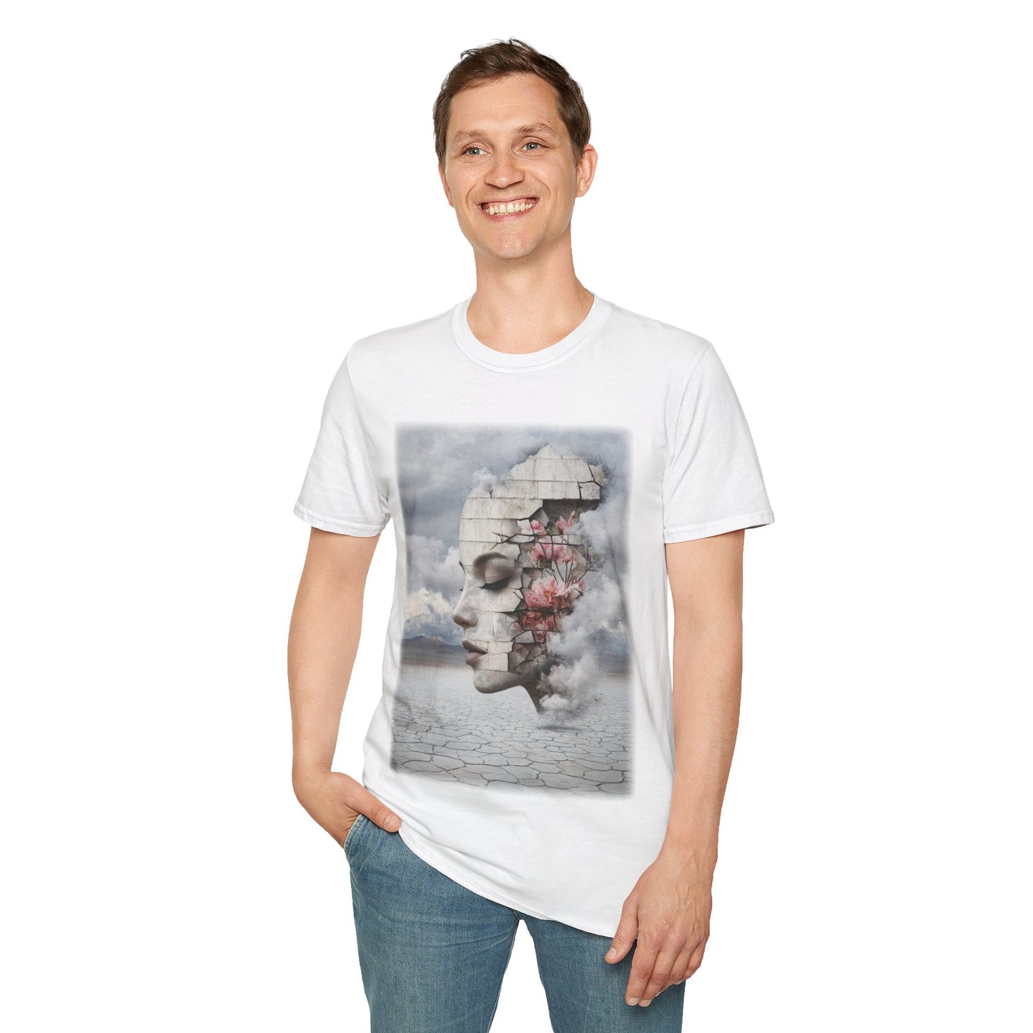 Surreal Shattered Dreams Design 4 Unisex Softstyle T-Shirt