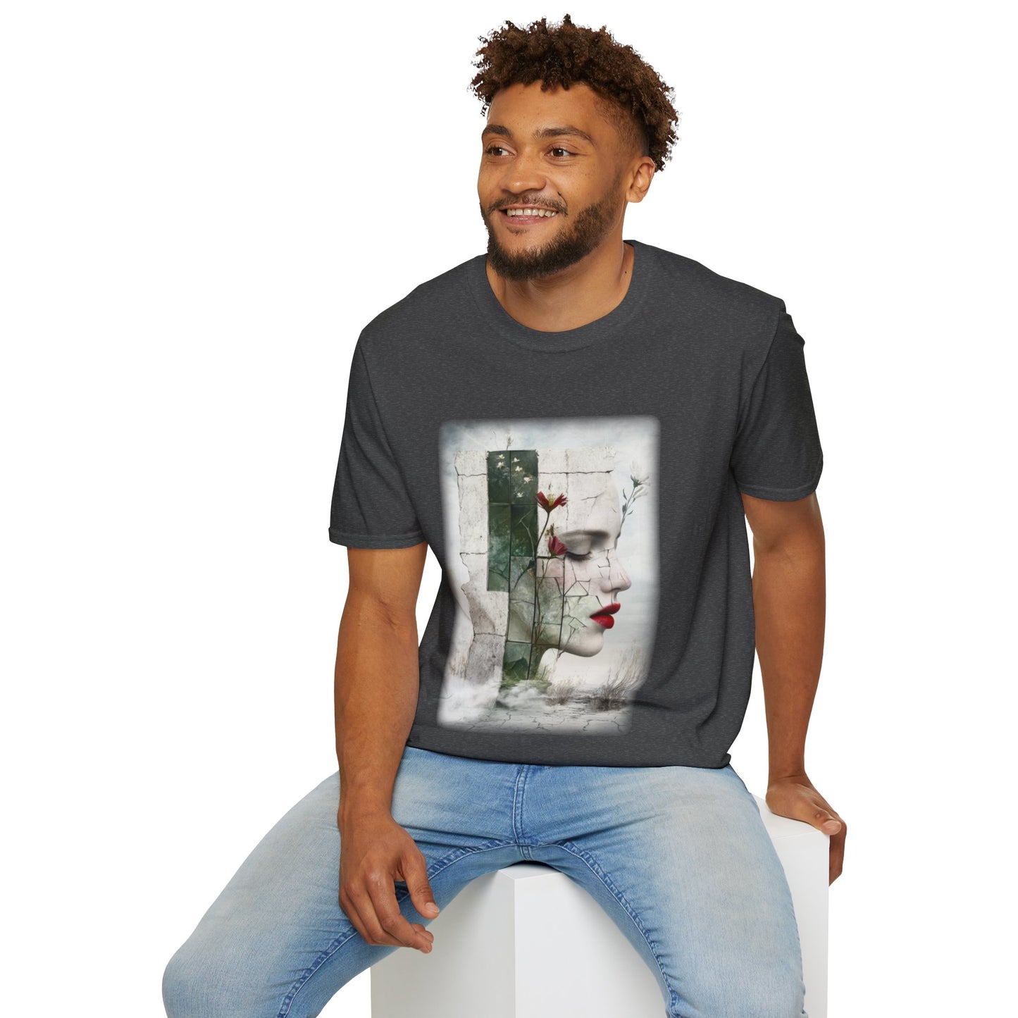 Surreal Shattered Dreams Design 1 Unisex Softstyle T-Shirt