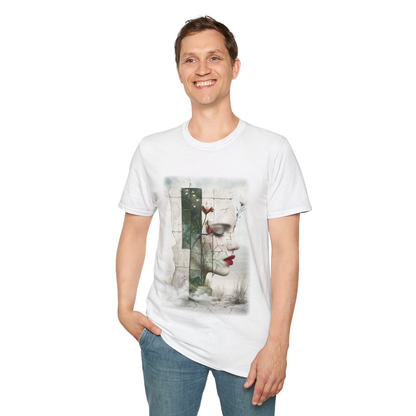 Surreal Shattered Dreams Design 1 Unisex Softstyle T-Shirt