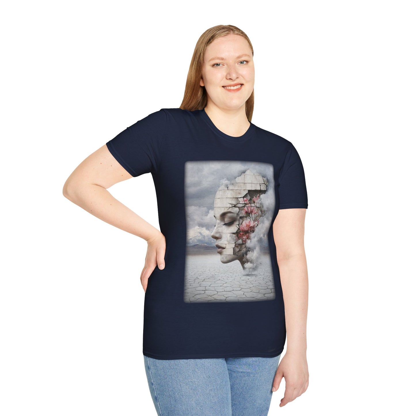 Surreal Shattered Dreams Design 4 Unisex Softstyle T-Shirt