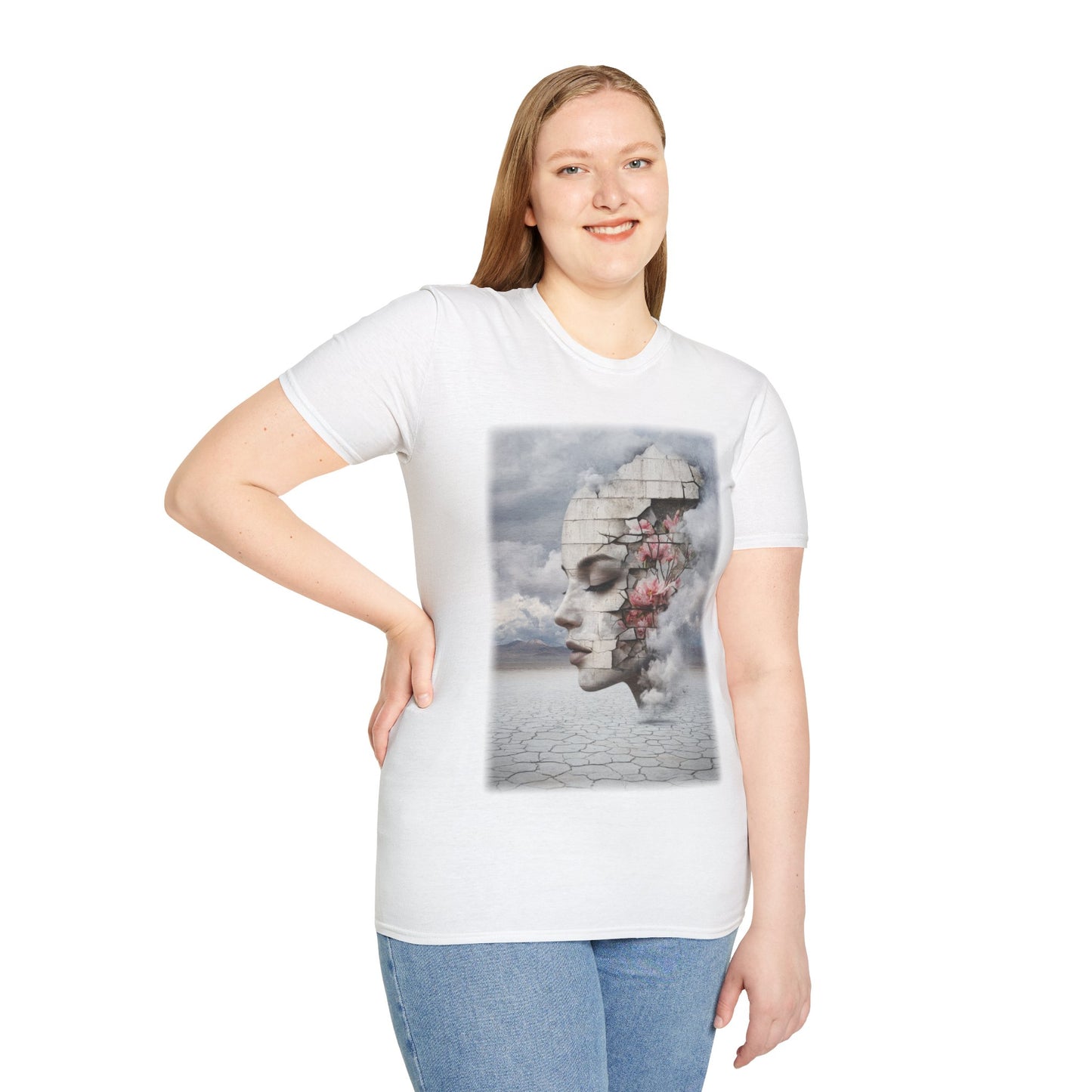Surreal Shattered Dreams Design 4 Unisex Softstyle T-Shirt