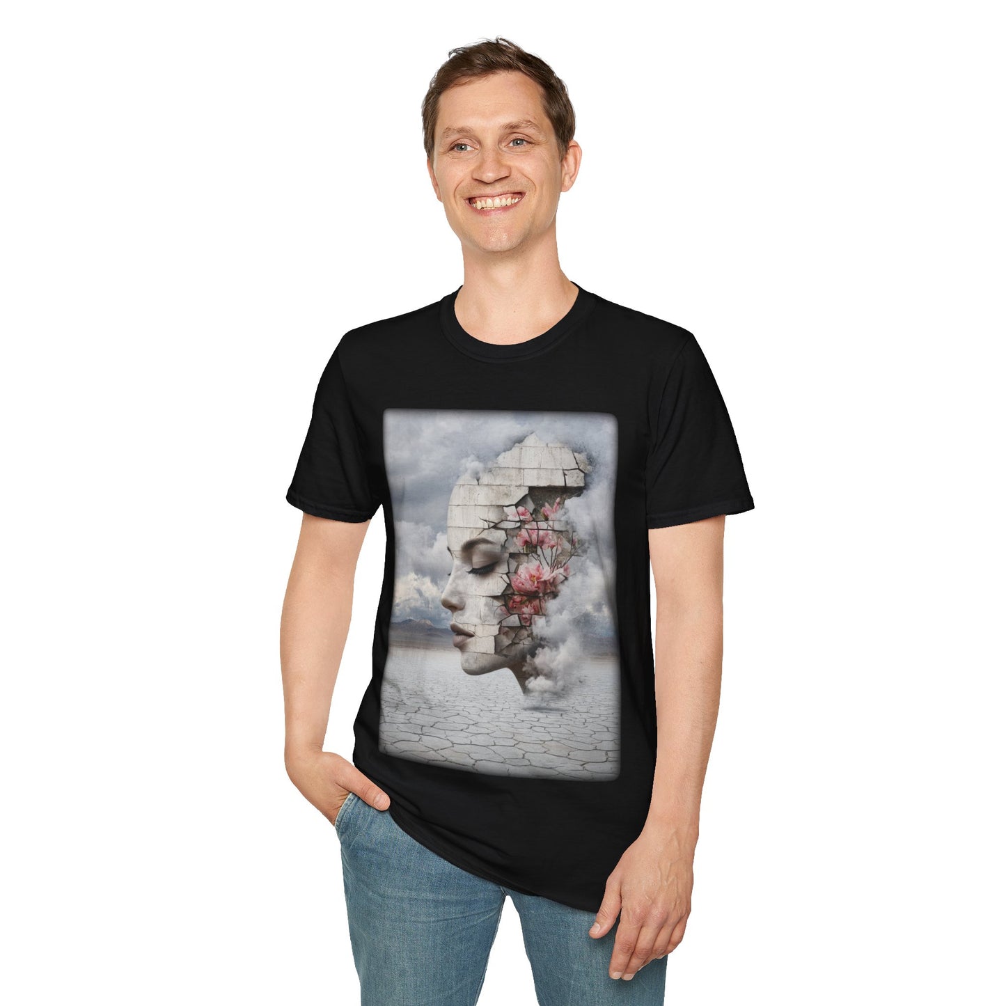 Surreal Shattered Dreams Design 4 Unisex Softstyle T-Shirt