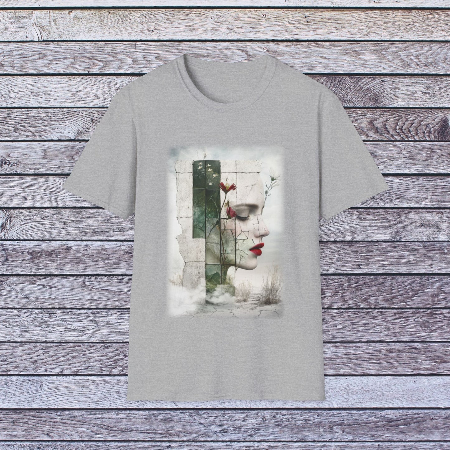 Surreal Shattered Dreams Design 1 Unisex Softstyle T-Shirt