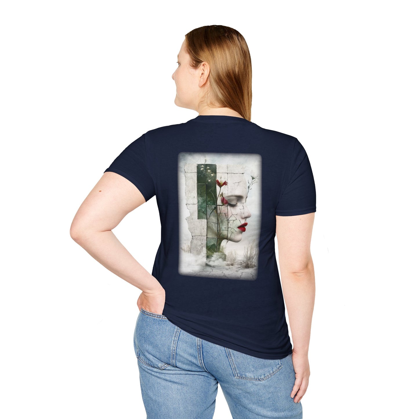 Surreal Shattered Dreams Design 1 Unisex Softstyle T-Shirt