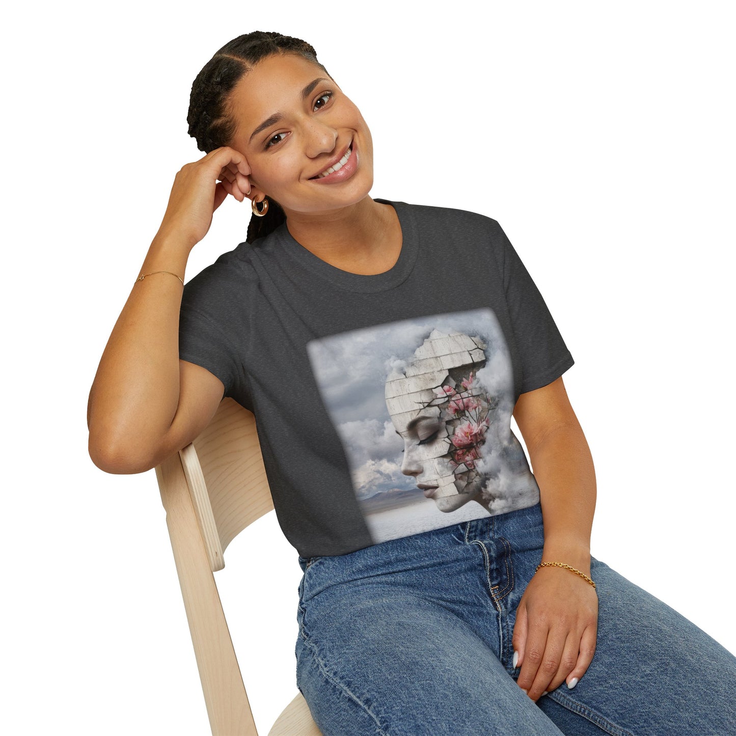 Surreal Shattered Dreams Design 4 Unisex Softstyle T-Shirt