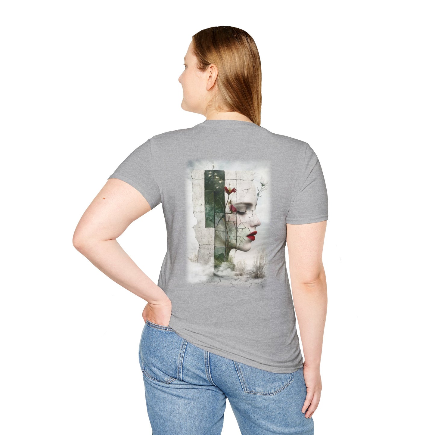 Surreal Shattered Dreams Design 1 Unisex Softstyle T-Shirt