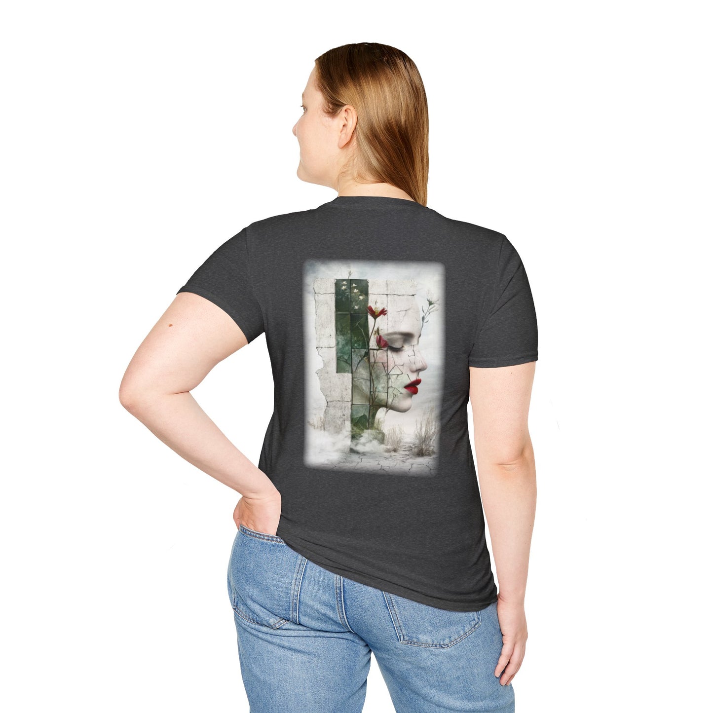 Surreal Shattered Dreams Design 1 Unisex Softstyle T-Shirt