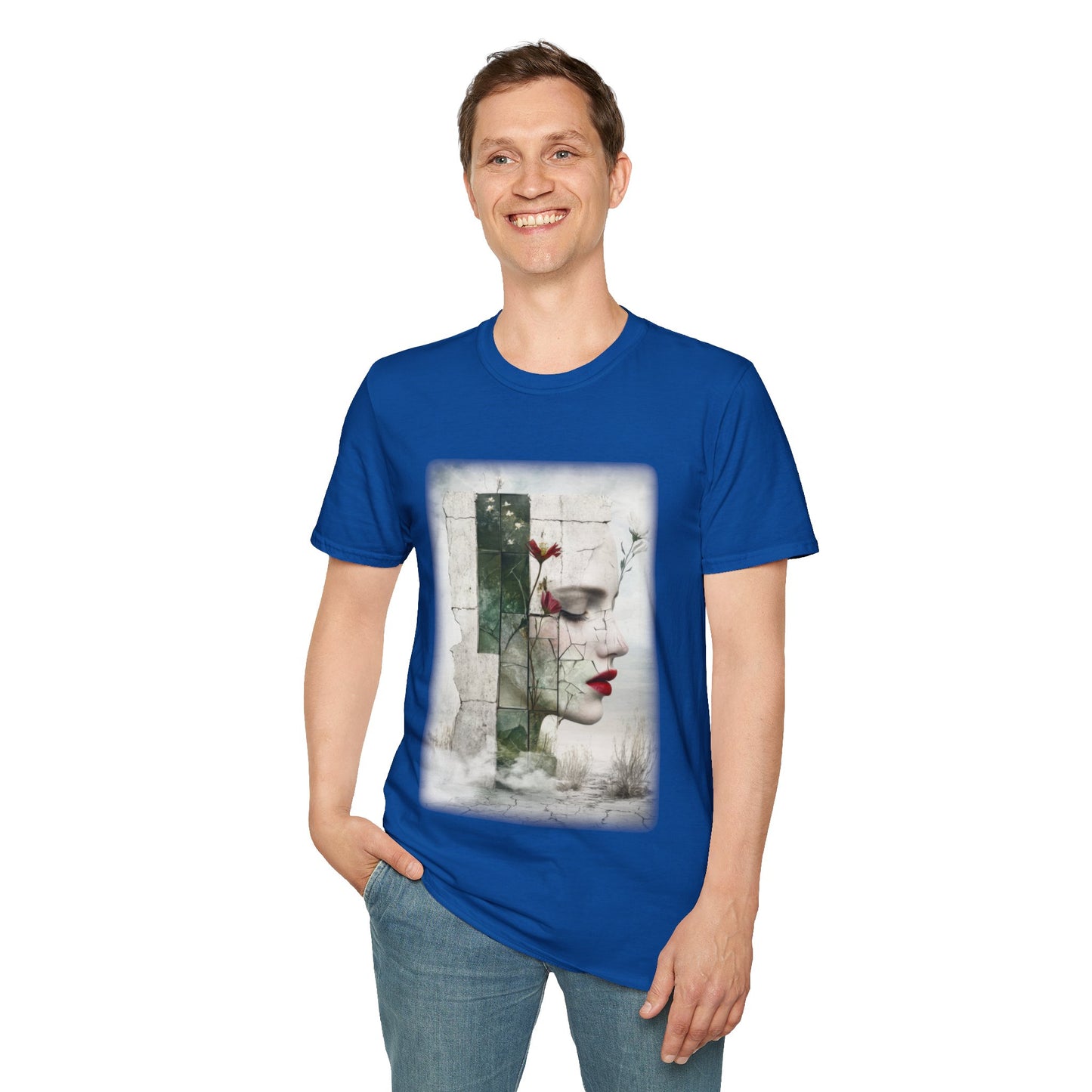 Surreal Shattered Dreams Design 1 Unisex Softstyle T-Shirt