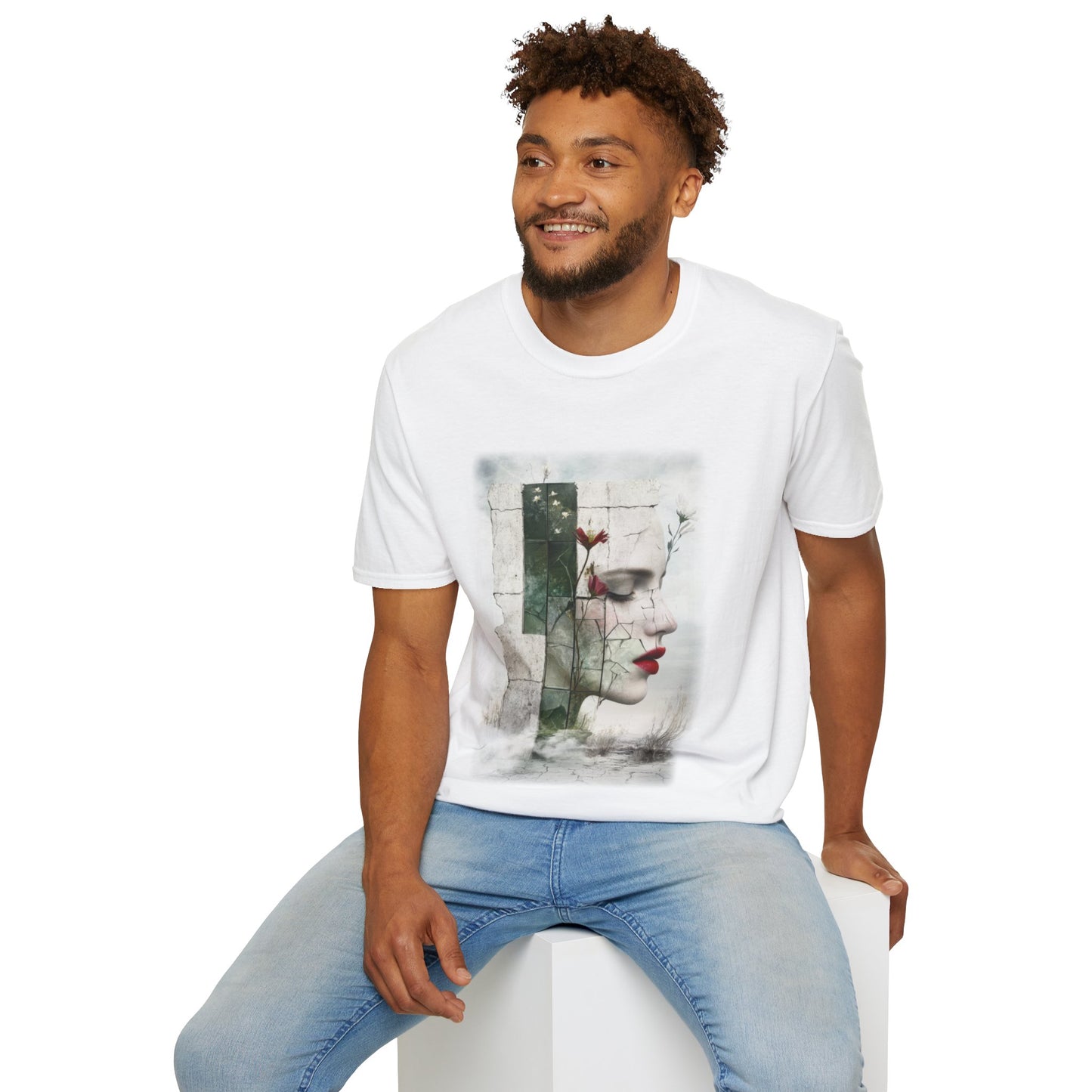 Surreal Shattered Dreams Design 1 Unisex Softstyle T-Shirt