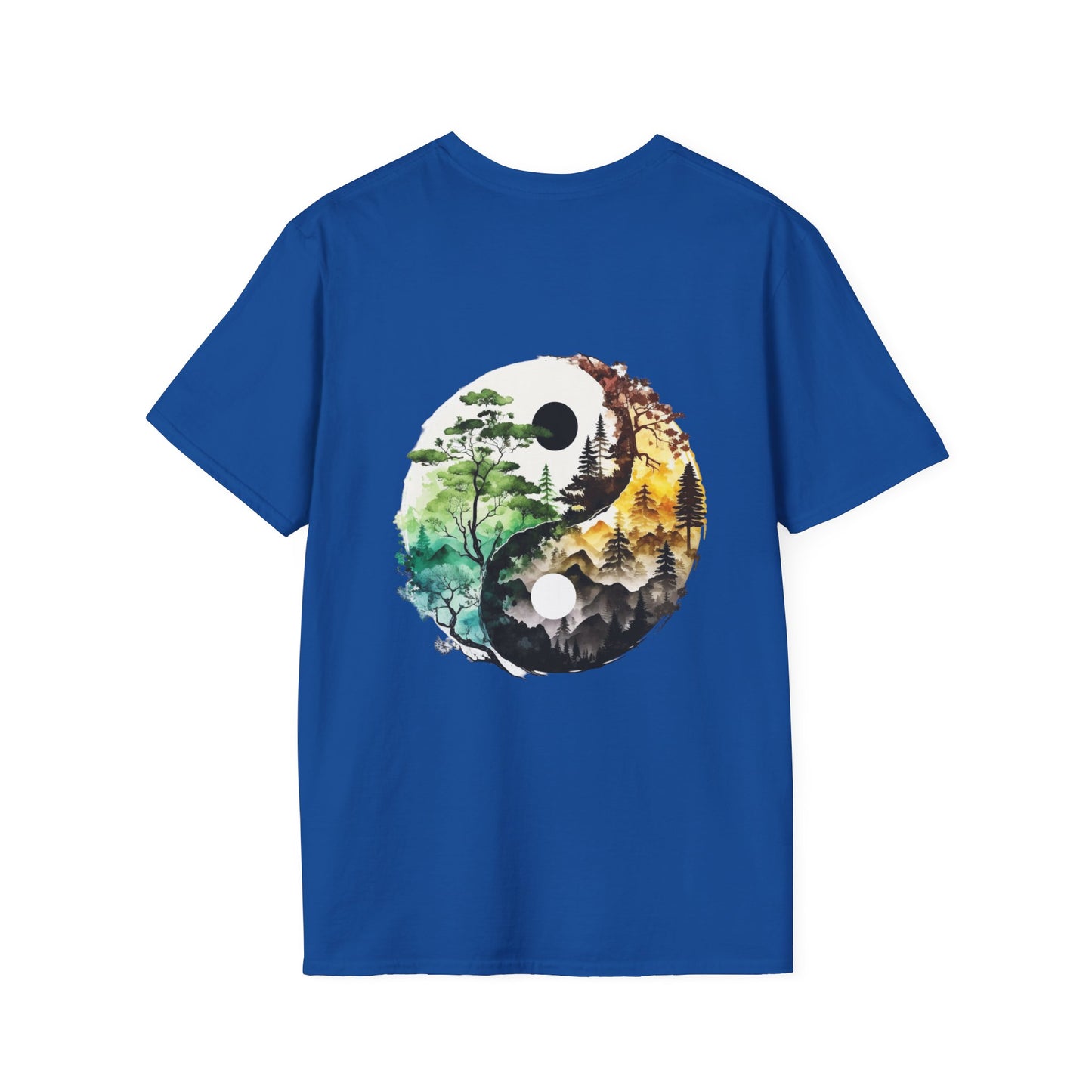 Yin Yang Design 1 Unisex Softstyle T-Shirt