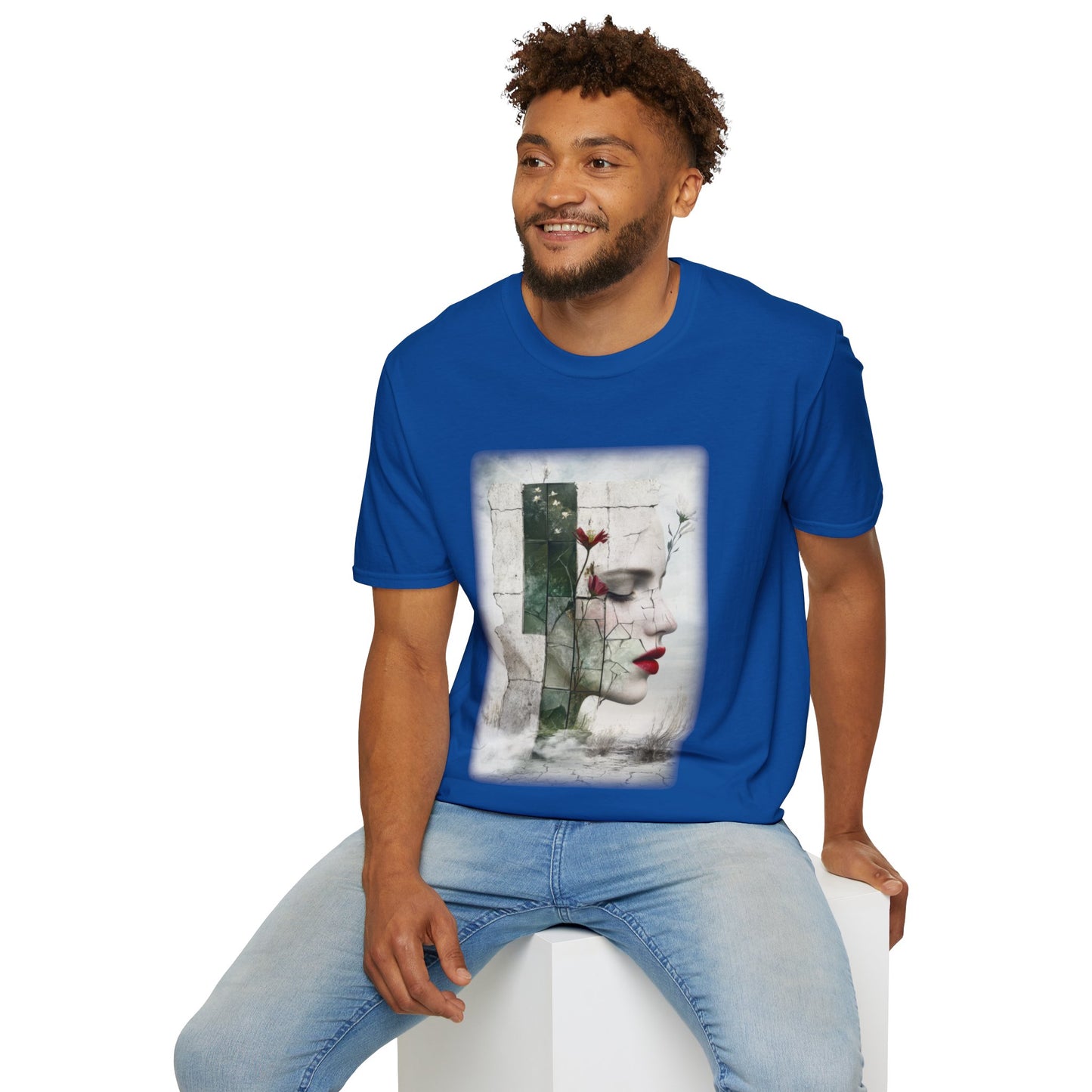 Surreal Shattered Dreams Design 1 Unisex Softstyle T-Shirt
