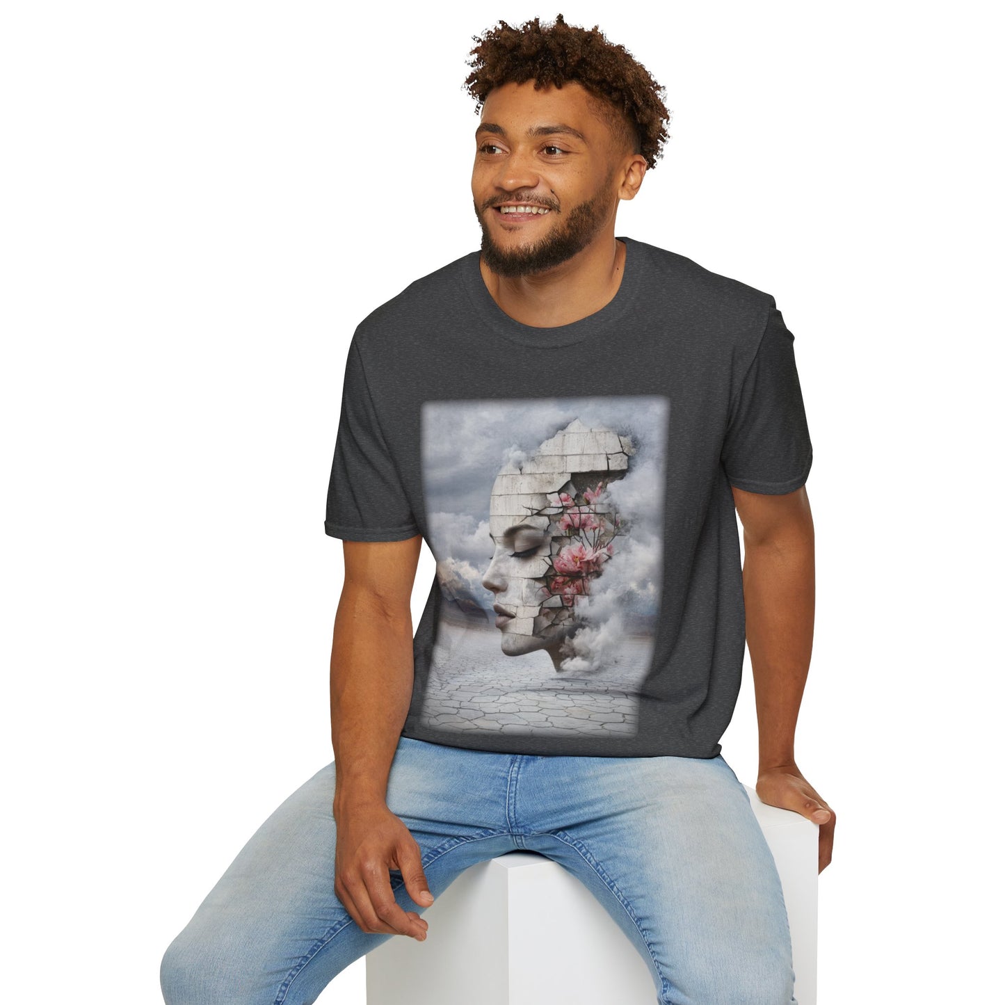 Surreal Shattered Dreams Design 4 Unisex Softstyle T-Shirt