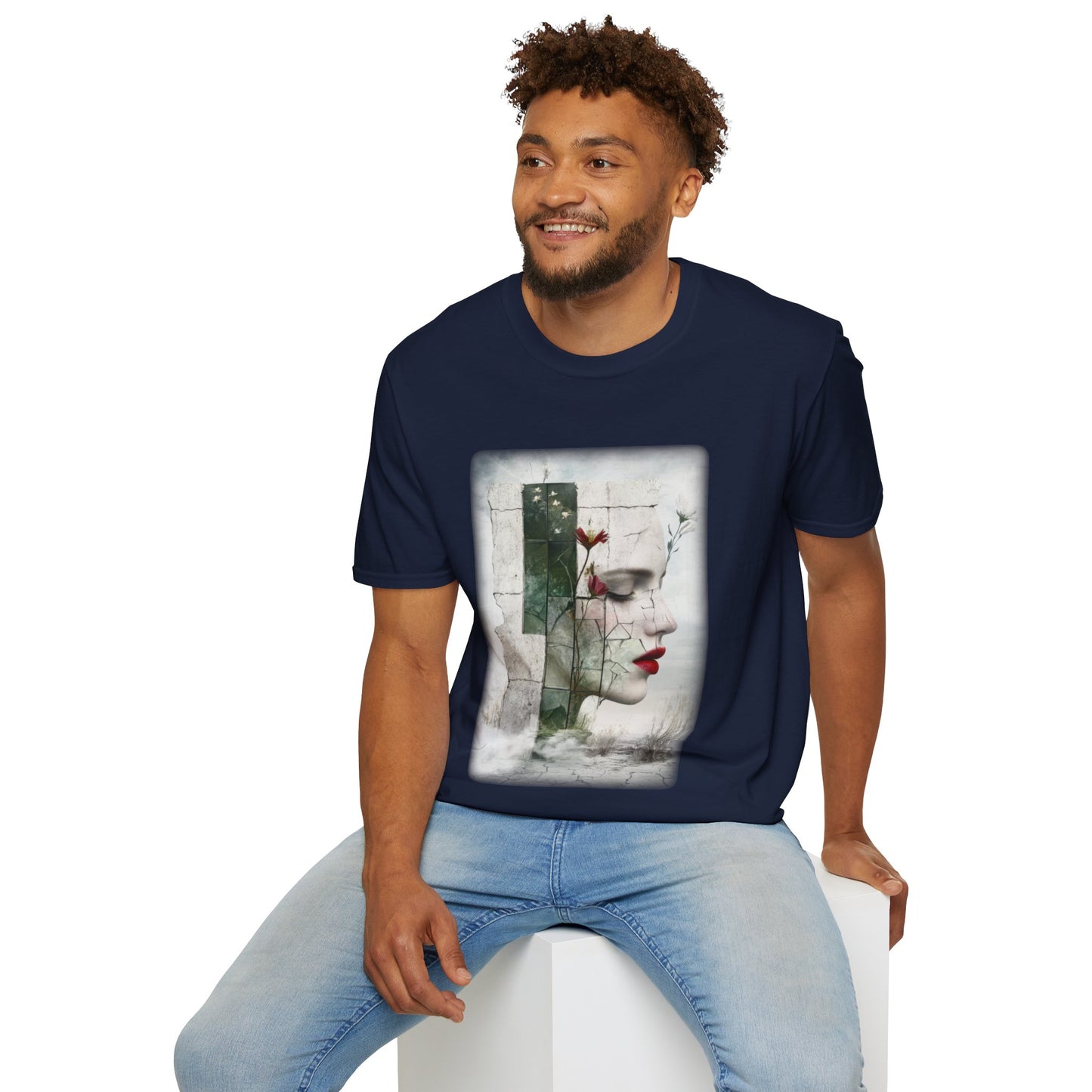 Surreal Shattered Dreams Design 1 Unisex Softstyle T-Shirt