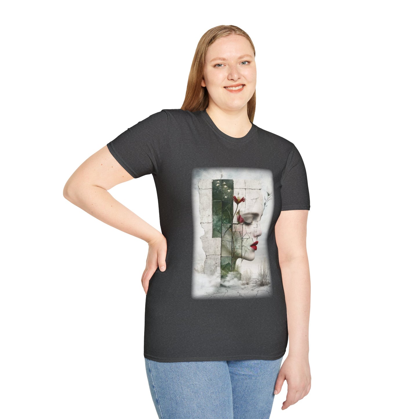 Surreal Shattered Dreams Design 1 Unisex Softstyle T-Shirt
