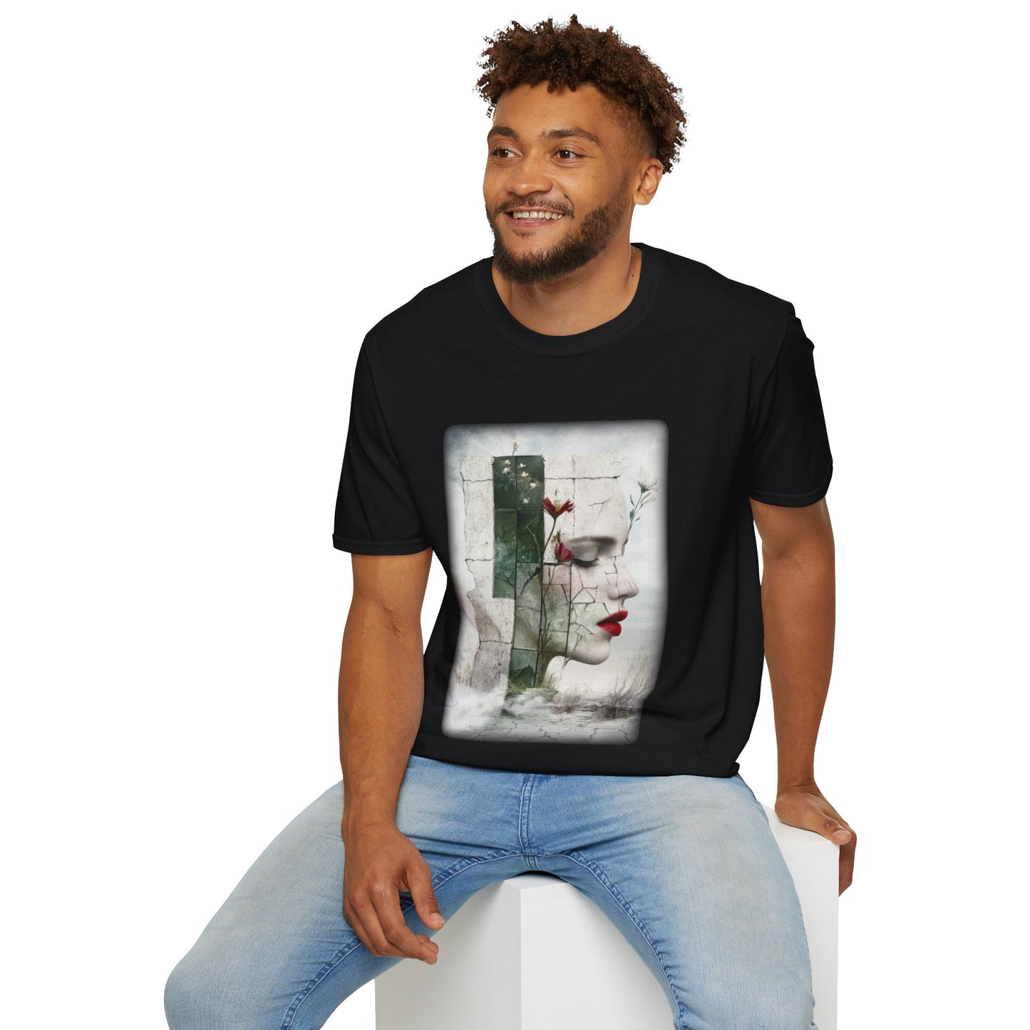 Surreal Shattered Dreams Design 1 Unisex Softstyle T-Shirt