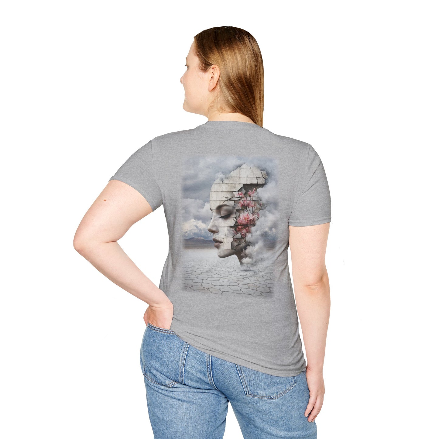 Surreal Shattered Dreams Design 4 Unisex Softstyle T-Shirt