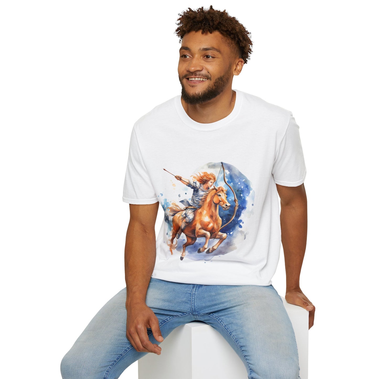 Sagittarius Zodiac Sign Unisex Softstyle T-Shirt