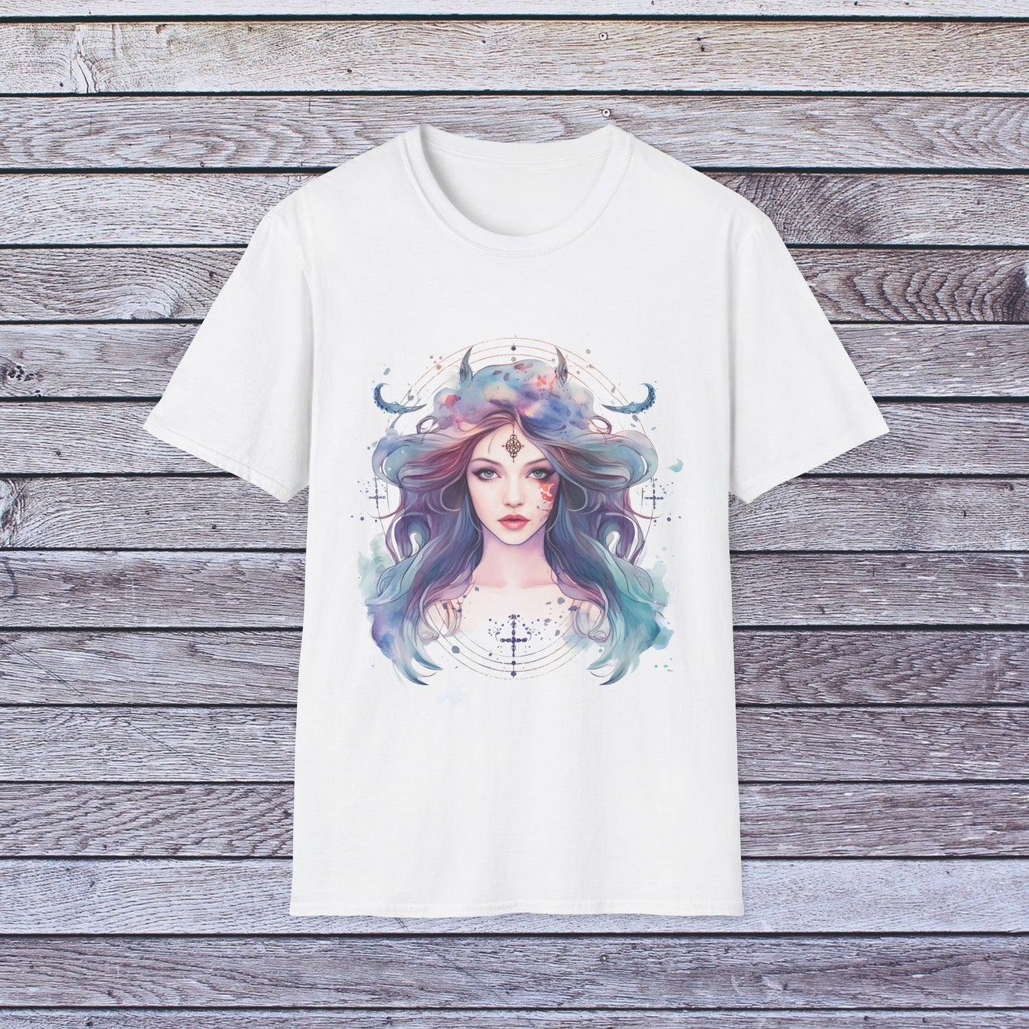 Virgo Zodiac Sign Unisex Softstyle T-Shirt