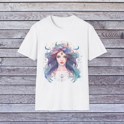 Virgo Zodiac Sign Unisex Softstyle T-Shirt