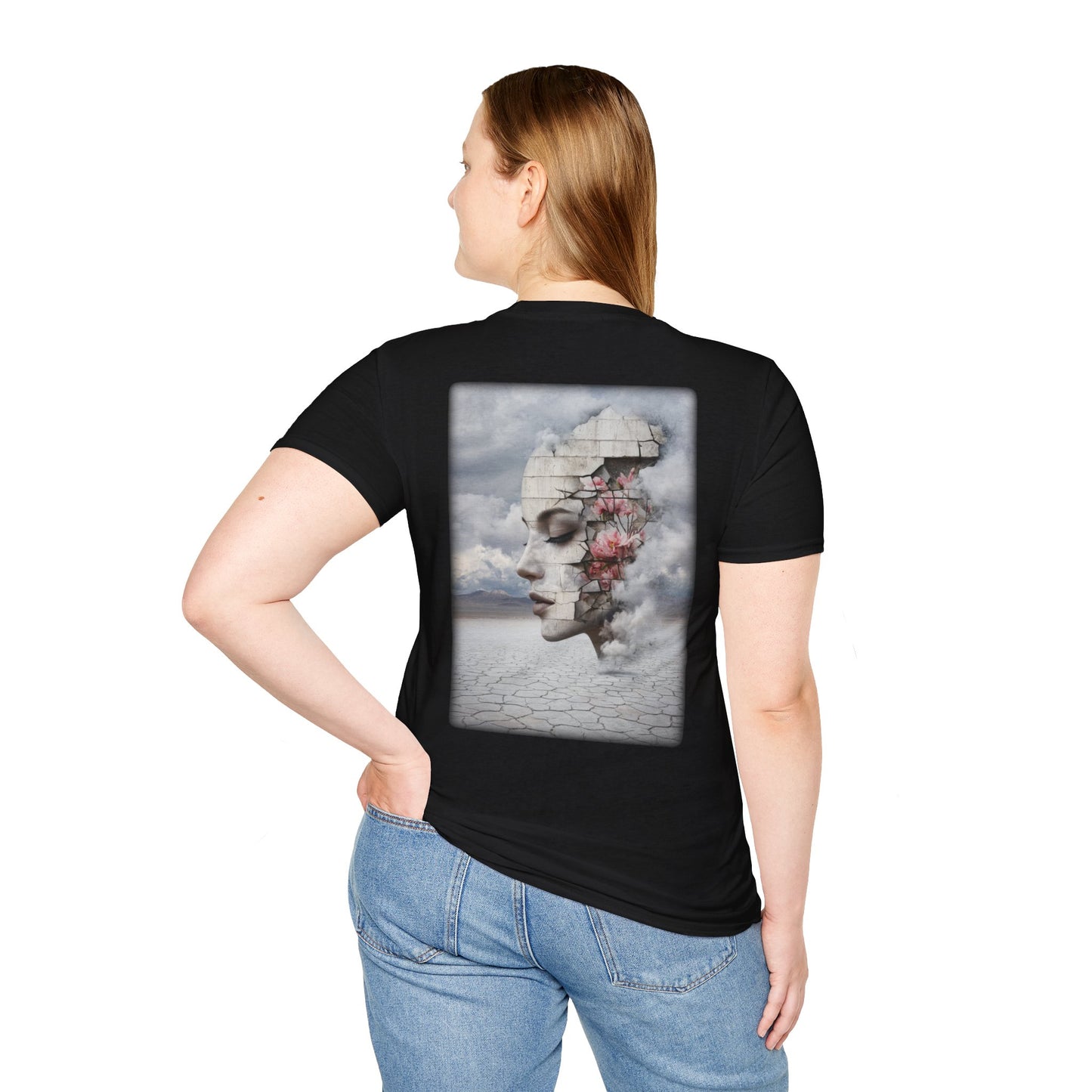 Surreal Shattered Dreams Design 4 Unisex Softstyle T-Shirt