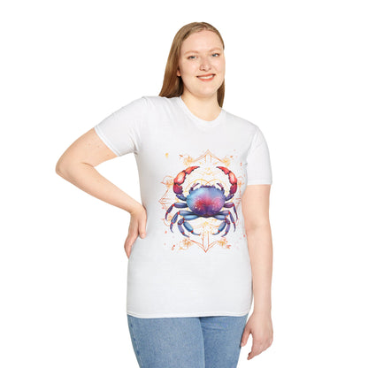 Cancer Zodiac Sign Unisex Softstyle T-Shirt