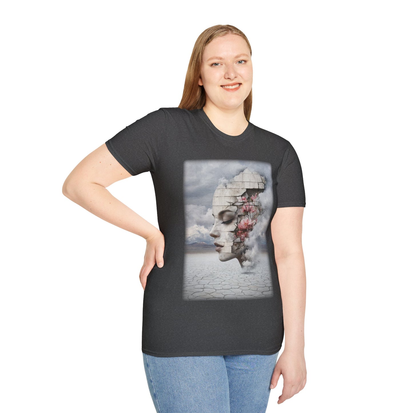 Surreal Shattered Dreams Design 4 Unisex Softstyle T-Shirt