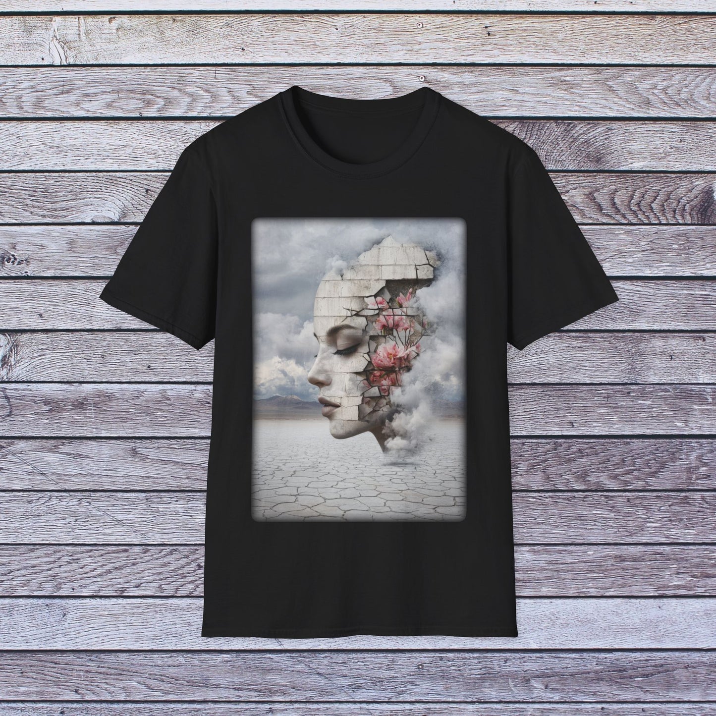 Surreal Shattered Dreams Design 4 Unisex Softstyle T-Shirt