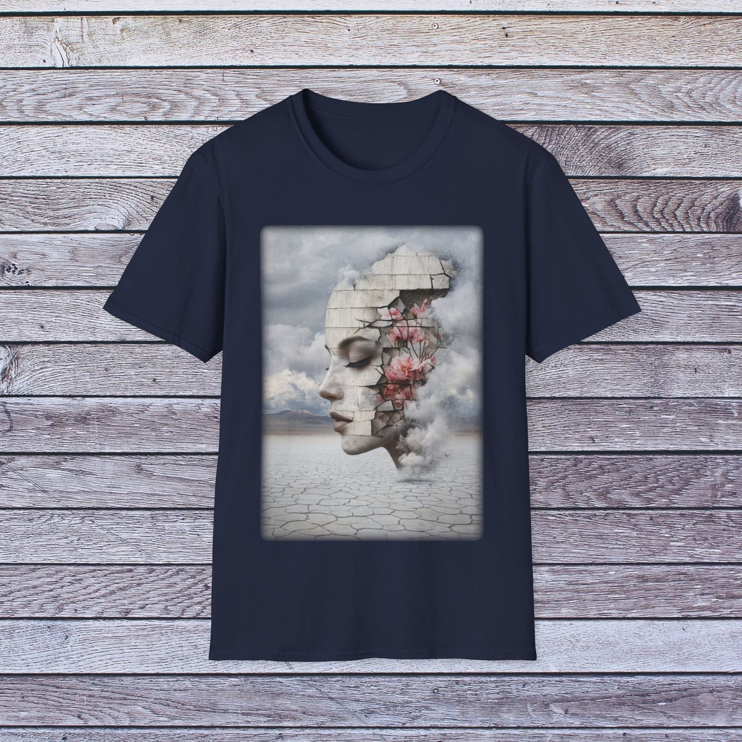 Surreal Shattered Dreams Design 4 Unisex Softstyle T-Shirt