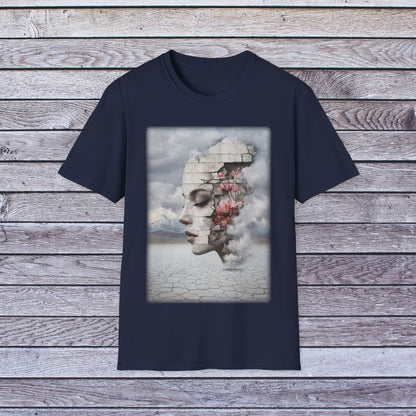 Surreal Shattered Dreams Design 4 Unisex Softstyle T-Shirt