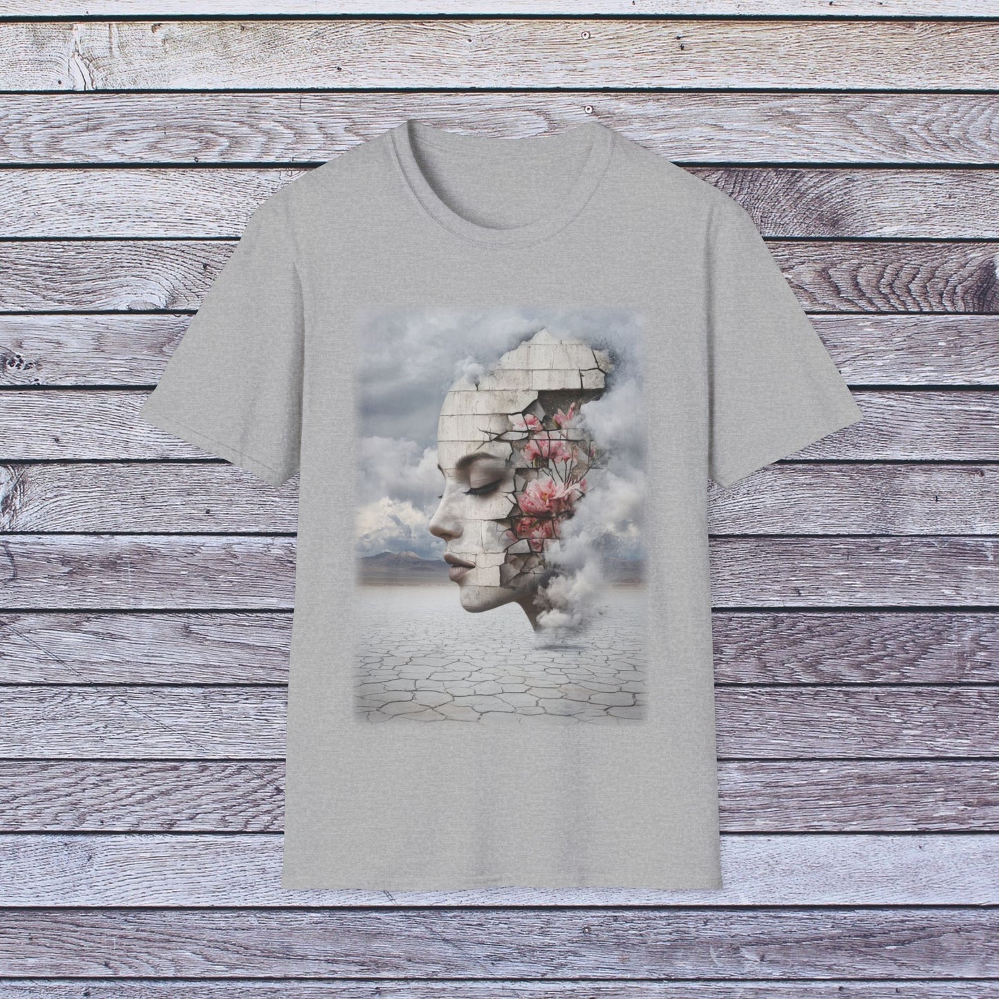Surreal Shattered Dreams Design 4 Unisex Softstyle T-Shirt