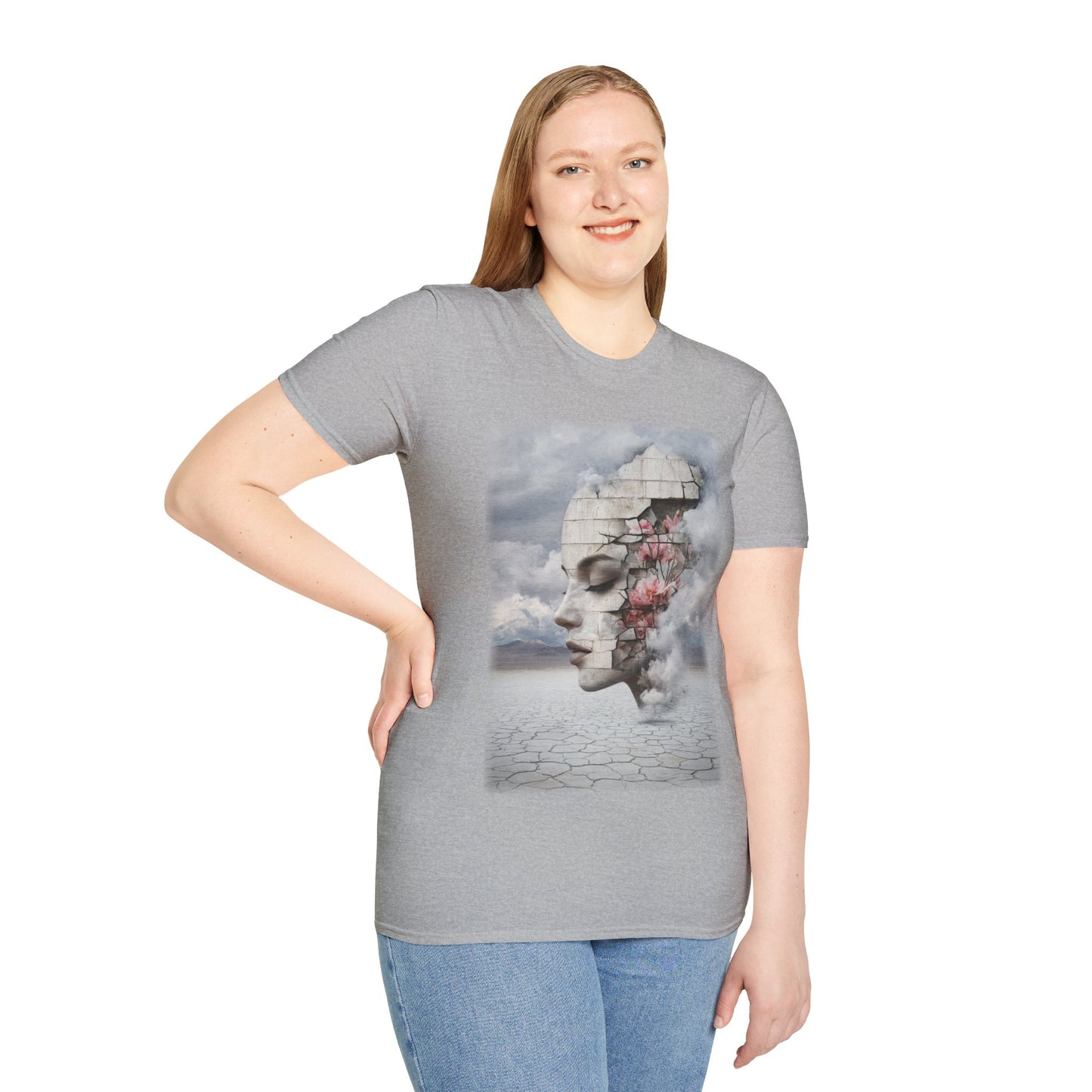 Surreal Shattered Dreams Design 4 Unisex Softstyle T-Shirt