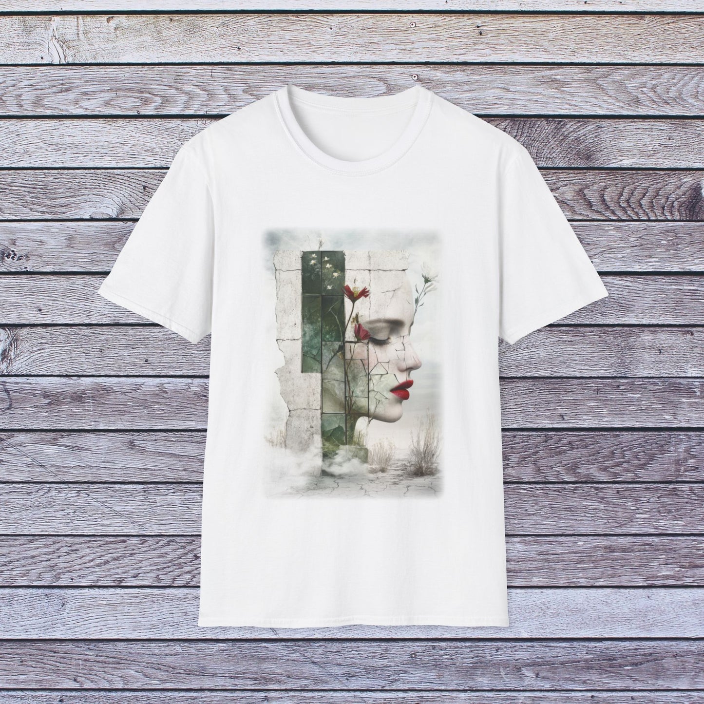 Surreal Shattered Dreams Design 1 Unisex Softstyle T-Shirt