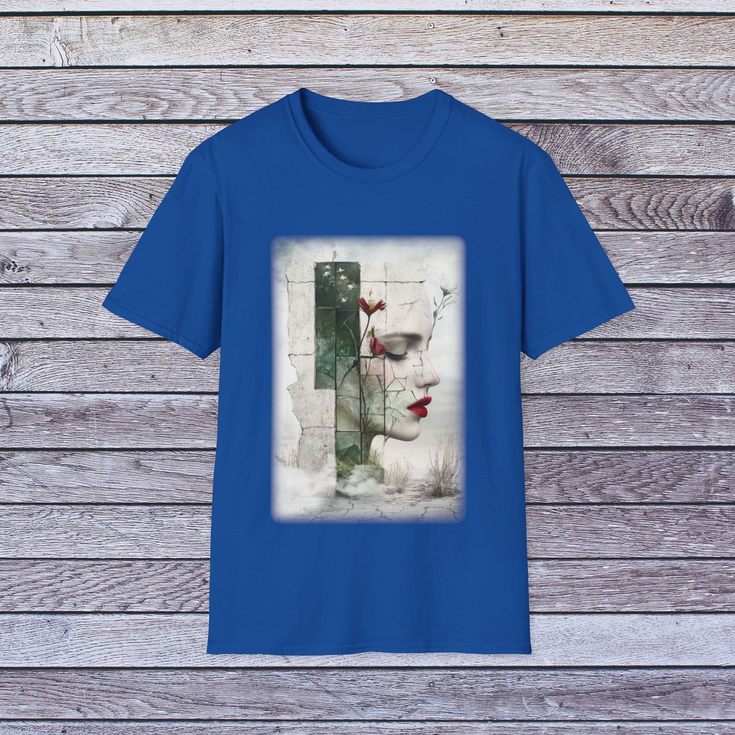 Surreal Shattered Dreams Design 1 Unisex Softstyle T-Shirt