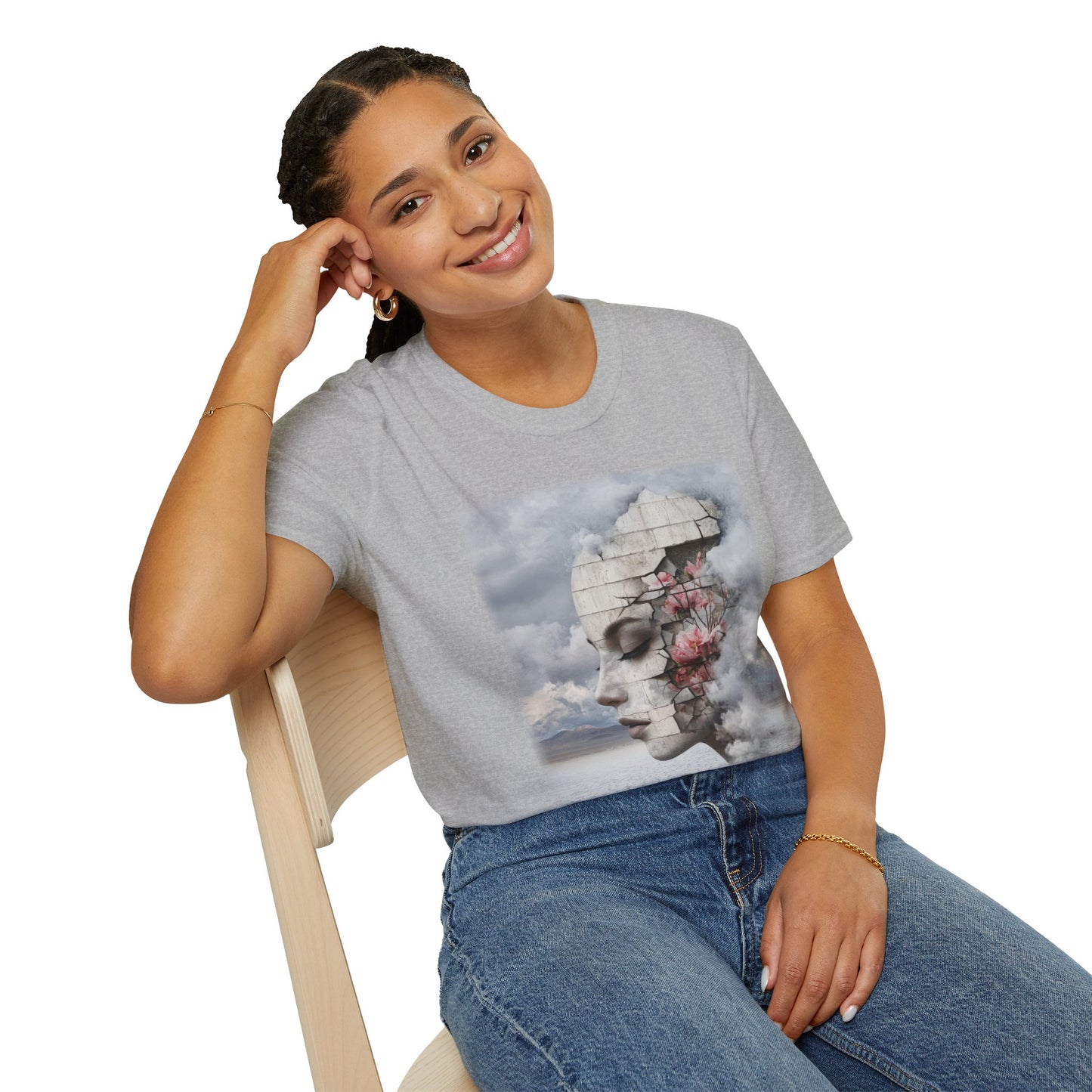 Surreal Shattered Dreams Design 4 Unisex Softstyle T-Shirt